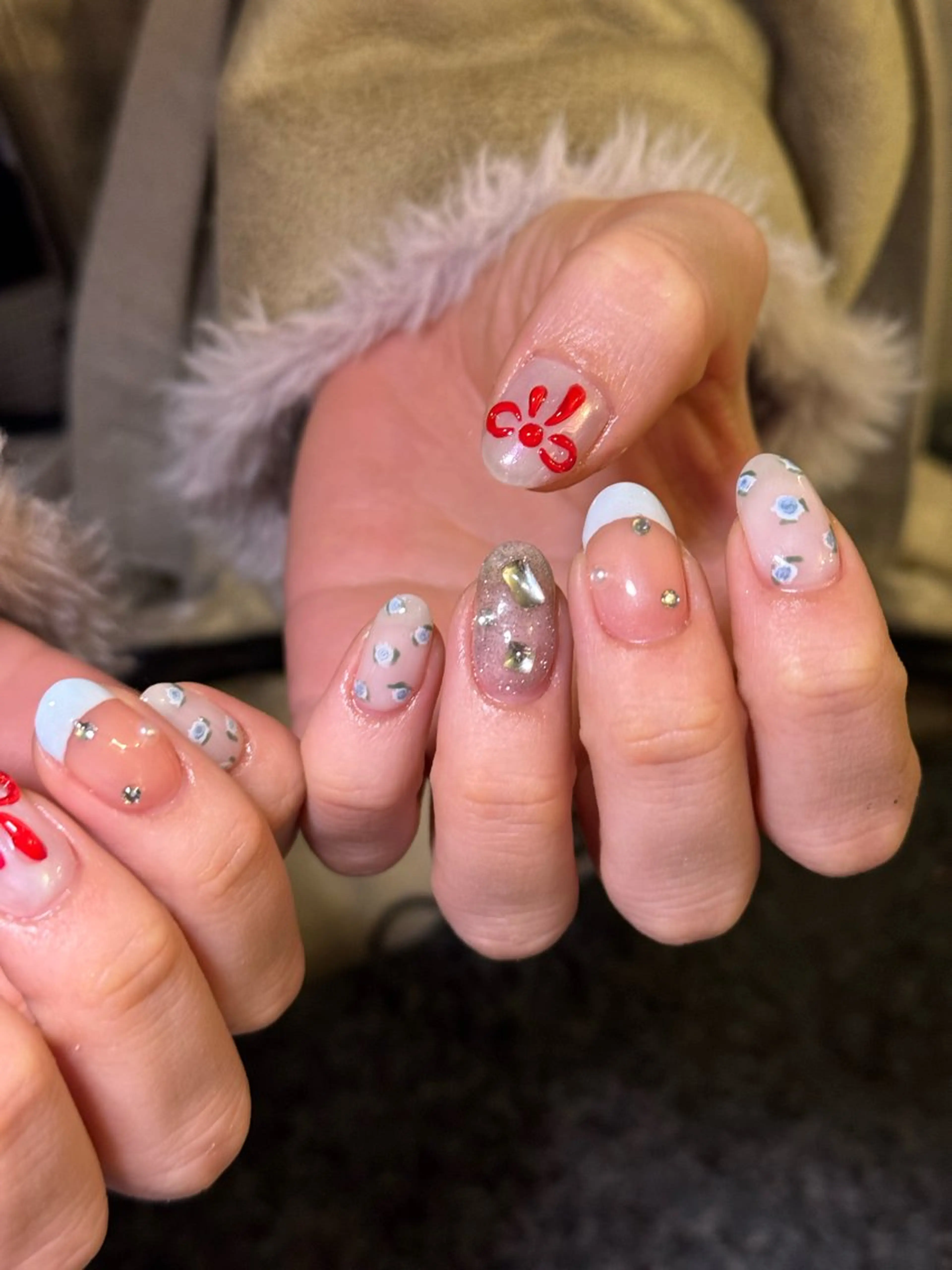 ネイル ハンドネイル nail salon supe_所属・supe_ 八幡🐺*❅·̩͙のネイルデザイン