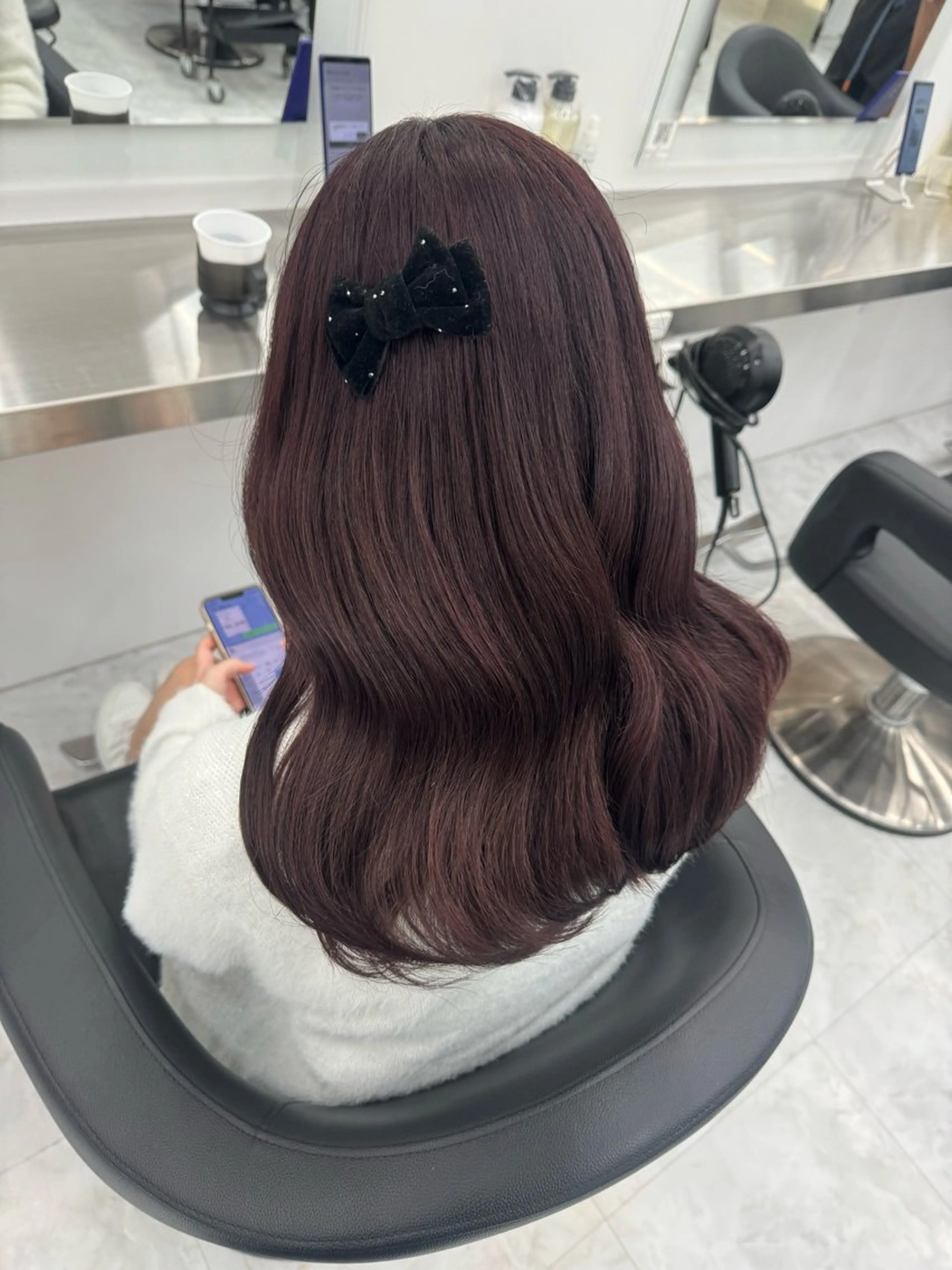 セミロング カラー カット ヘアカラー トリートメント ヘアセット 🎀愛されgirly ヘア🫧Ayakaのヘアスタイル