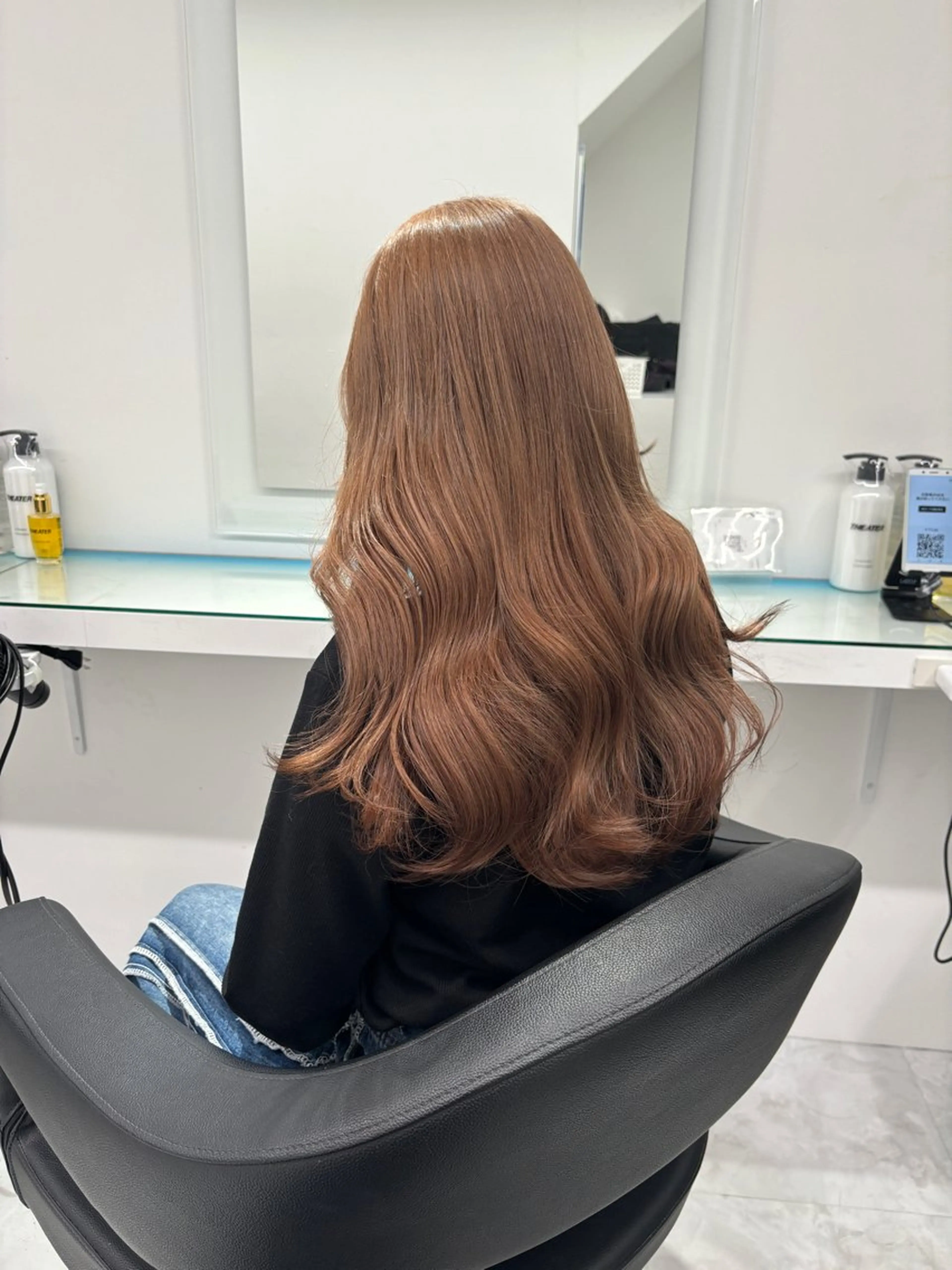 ロング カラー ヘアカラー トリートメント 💖ミルクティー💖 あかり💖のヘアスタイル