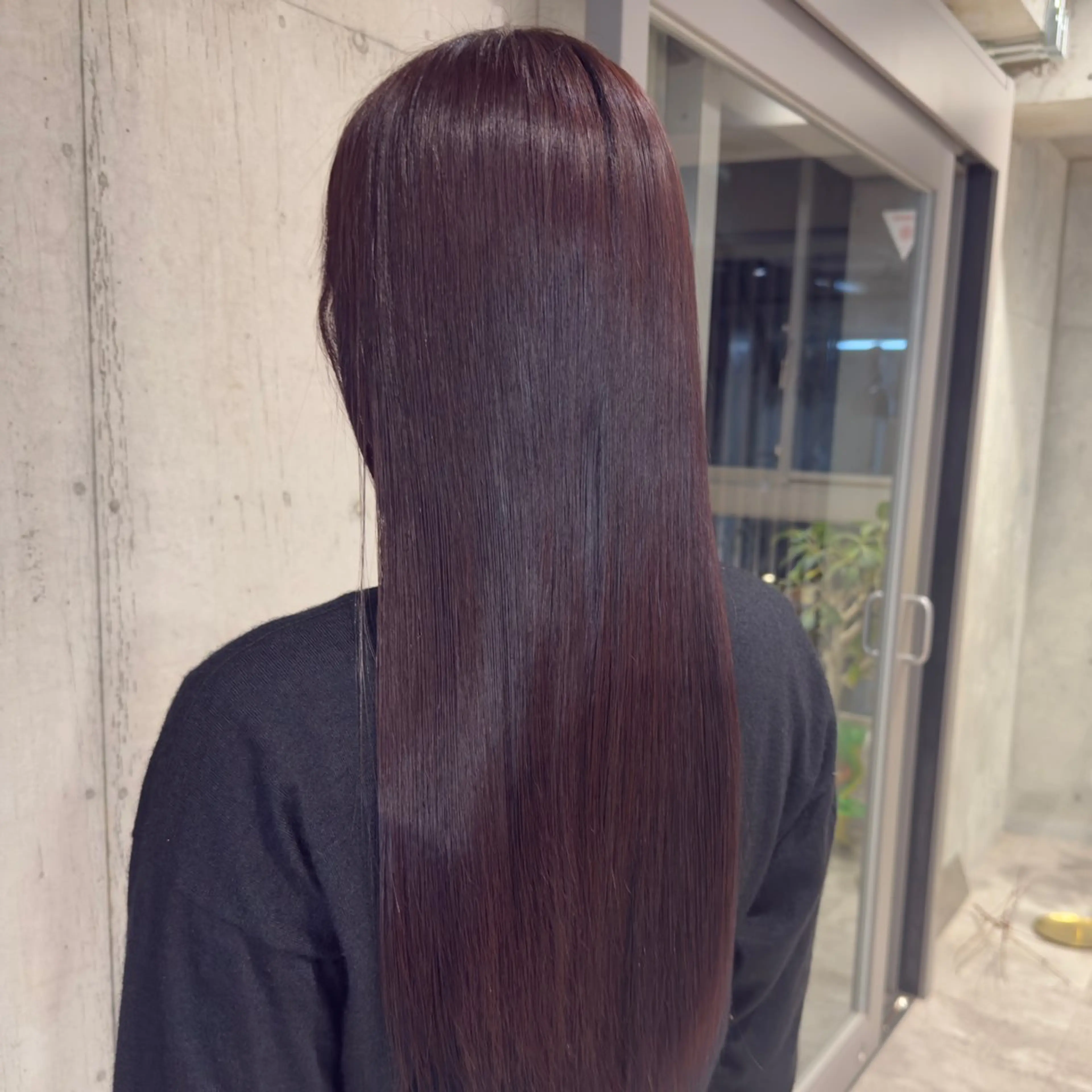 ロング カラー 髪質改善 カット ヘアカラー トリートメント 透明感/血色カラー/ 似合せレイヤー/ゆいのヘアスタイル