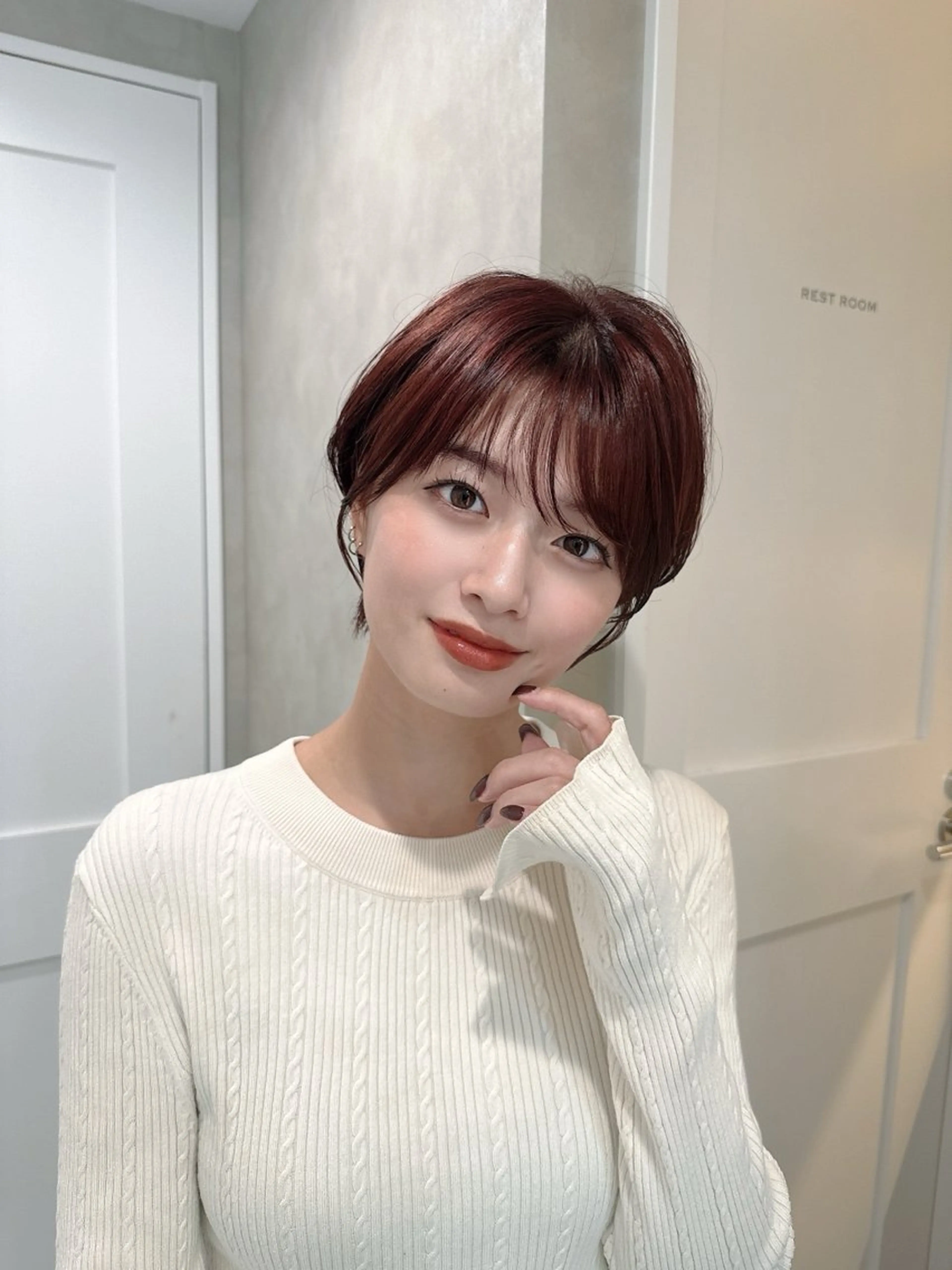 ショート カラー カット ヘアカラー トリートメント Cloe所属・久世 聡のヘアスタイル