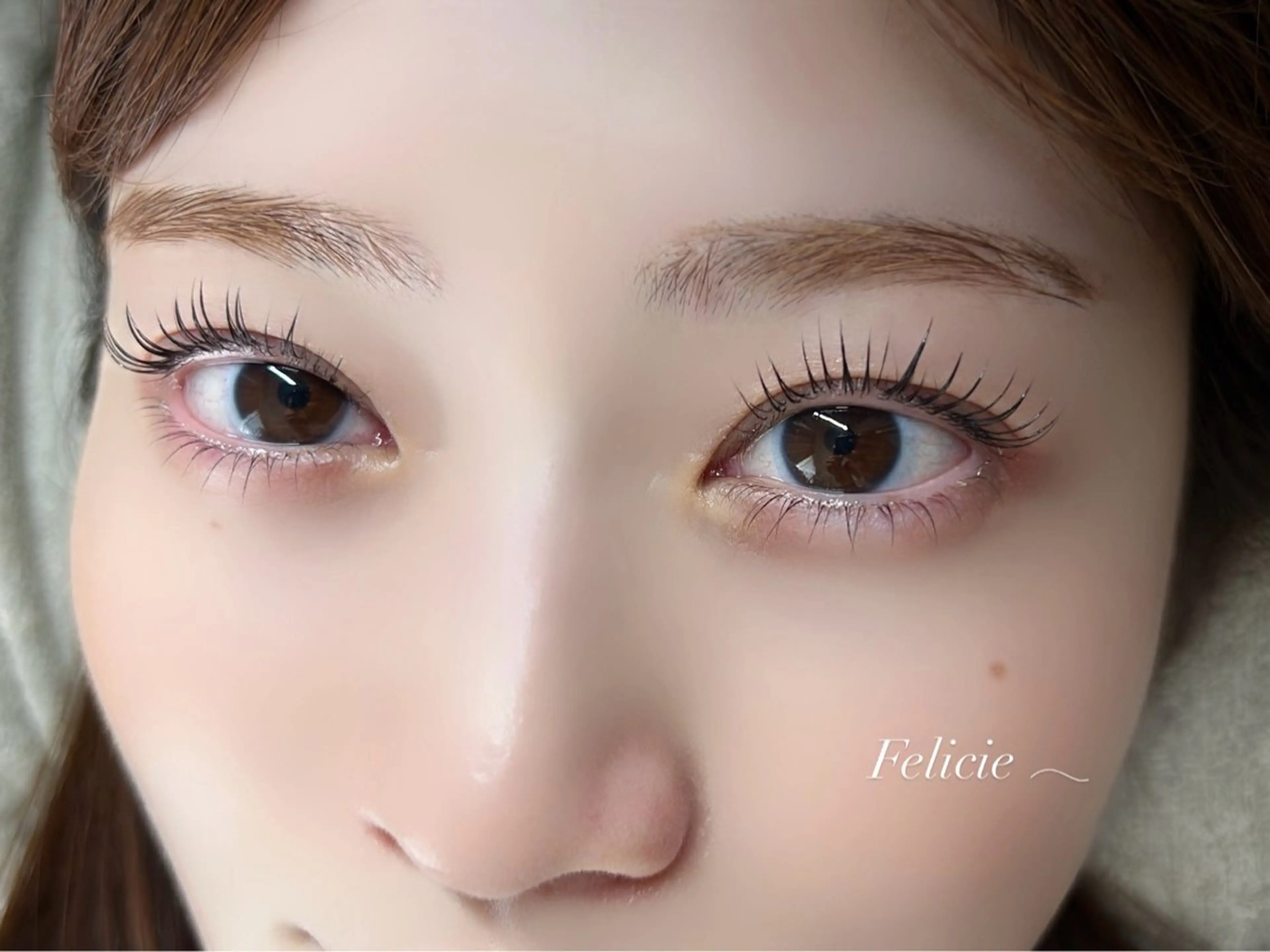 マツエク・マツパ パリジェンヌラッシュリフト 一重×まつ毛パーマ マツパ Felicie＊ Sayakaのマツエク・マツパデザイン