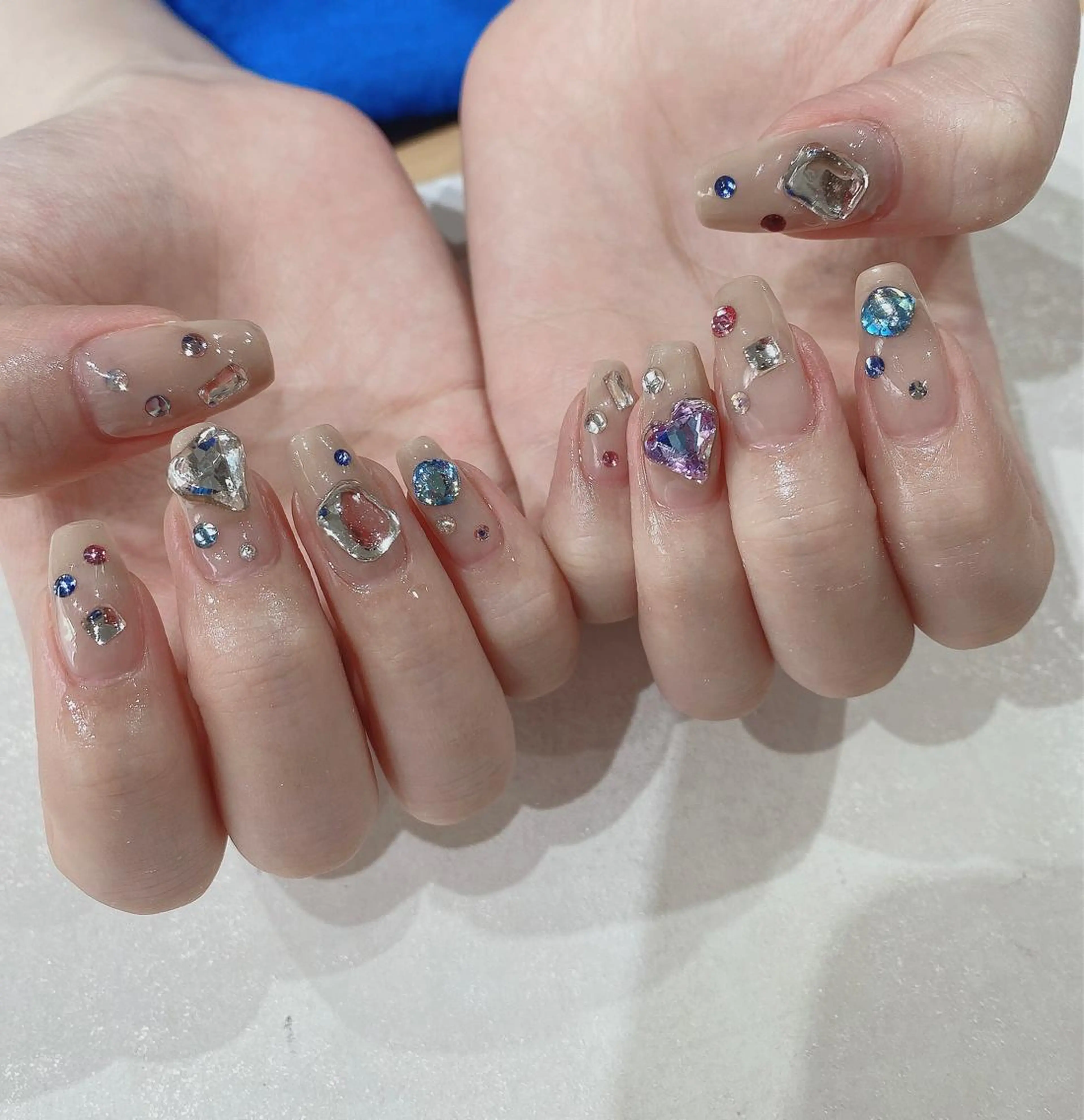 ショート ハンドネイル JNA認定講師🌸 RIEのネイルデザイン