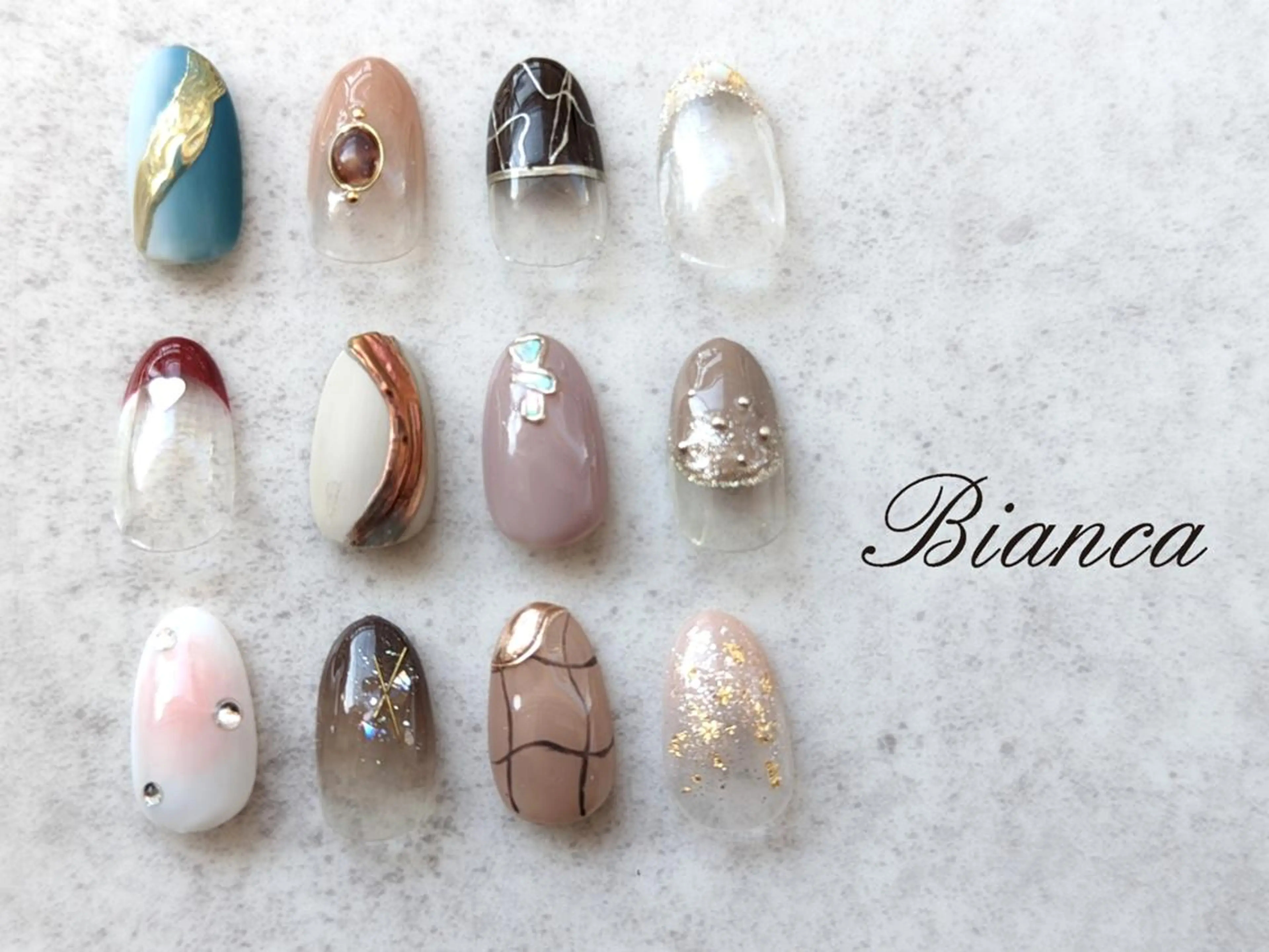 ネイル ハンドネイル Bianca栄店 小林のネイルデザイン
