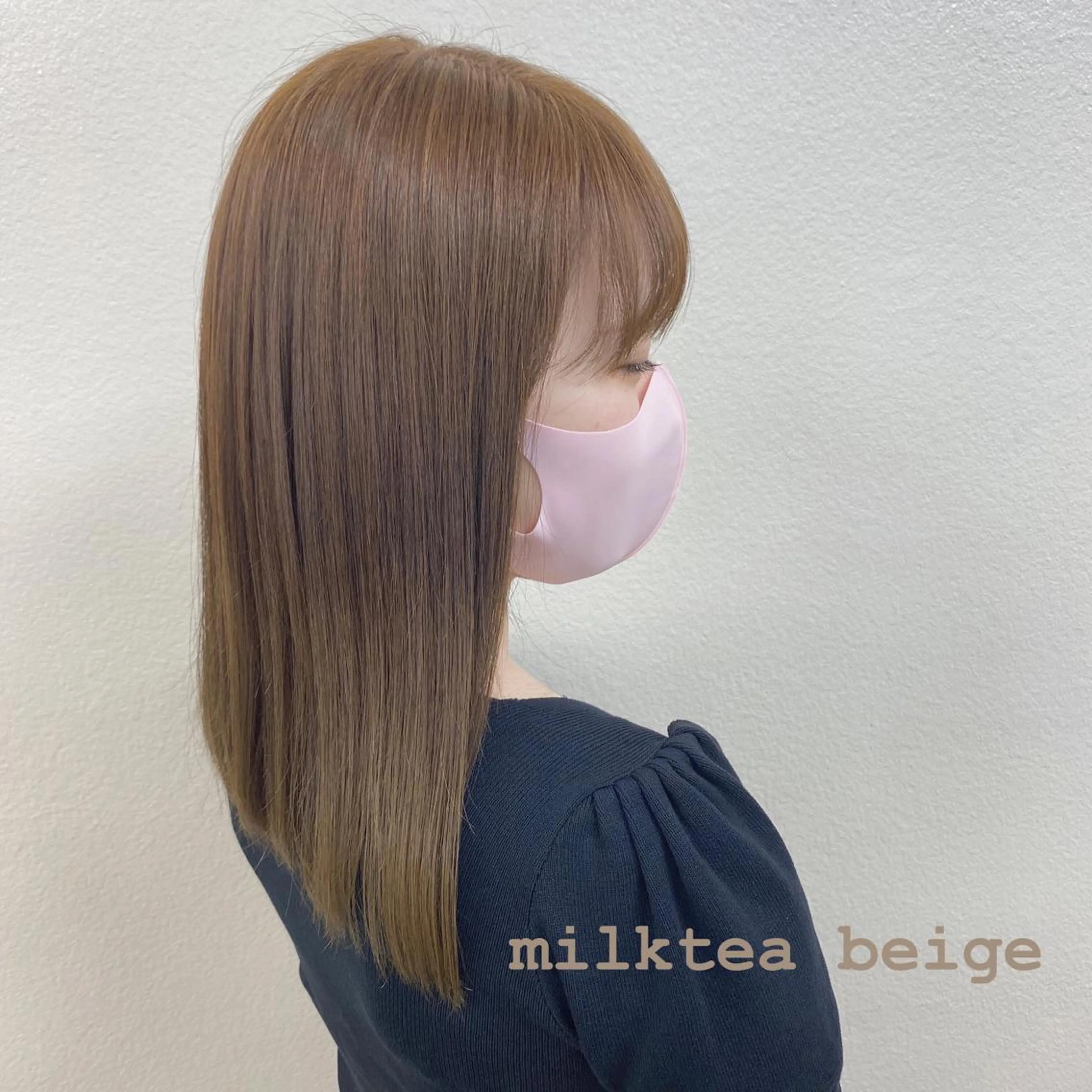 セミロング カラー 💗🤍透明感カラー 🤍💗kanonのヘアスタイル
