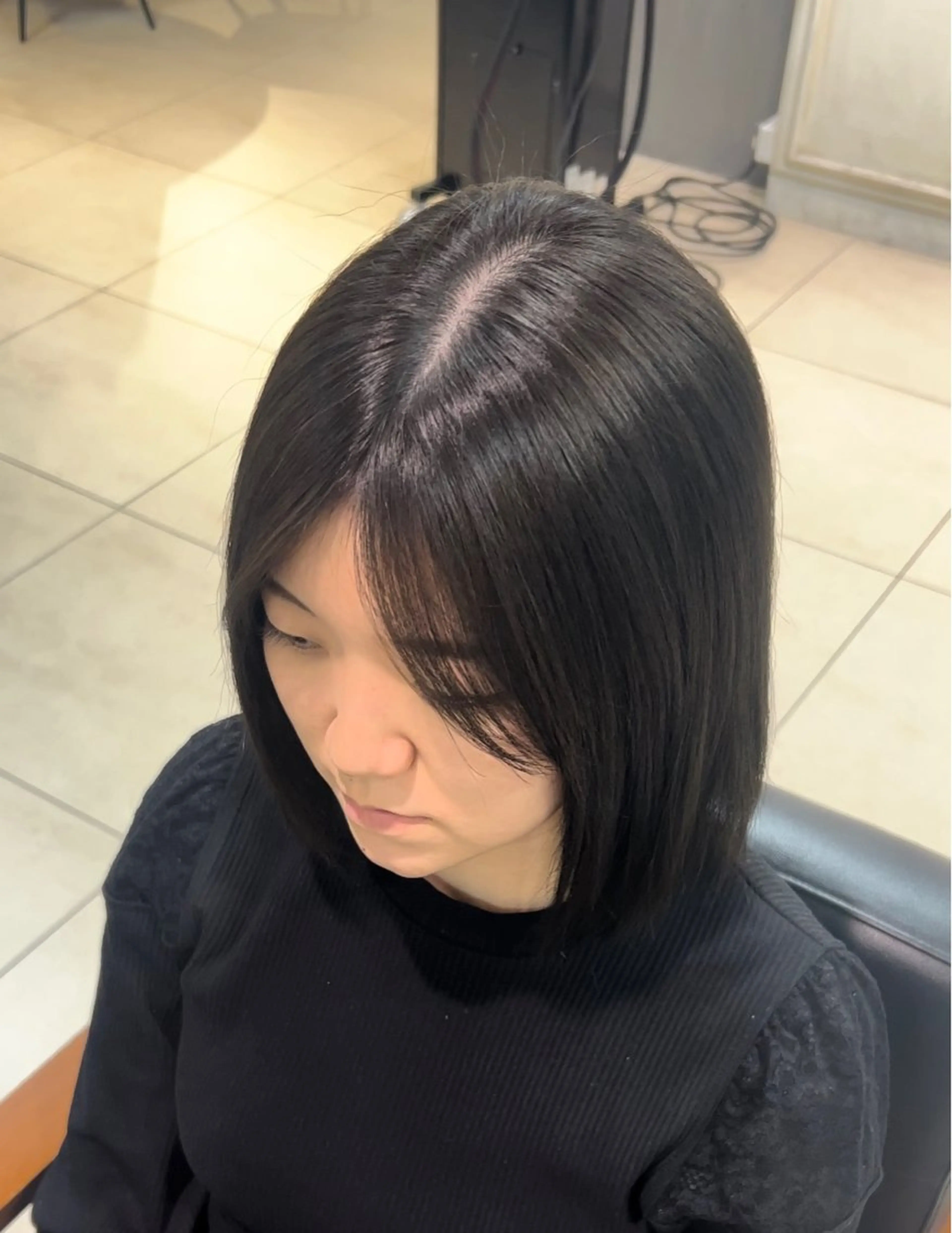 ミディアム カラー ヘアカラー 仁 🐺のヘアスタイル