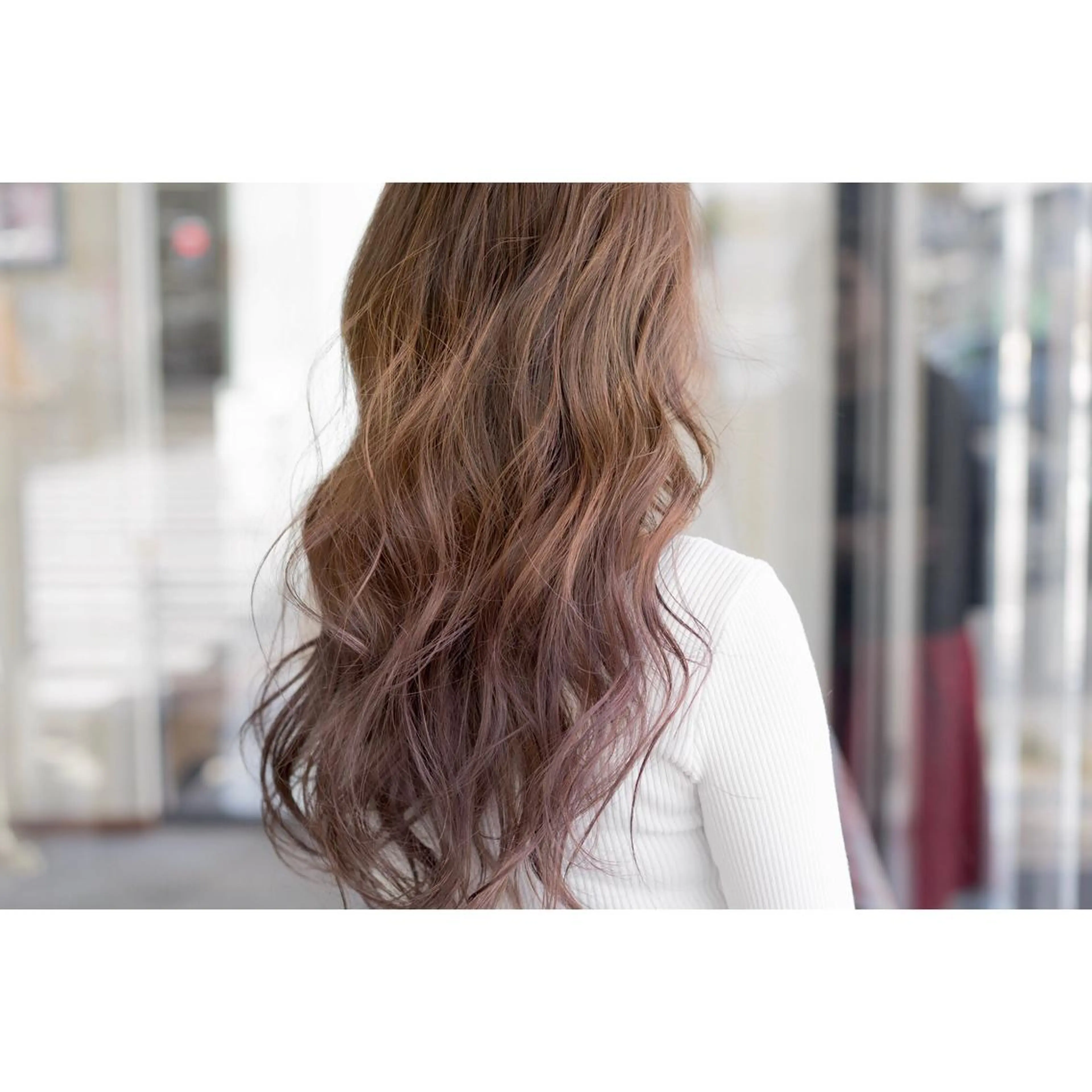 ロング カラー ベージュカラー パープルカラー waku岡崎店所属・圧倒的なクォリティ✨ waku 岡崎店のヘアスタイル
