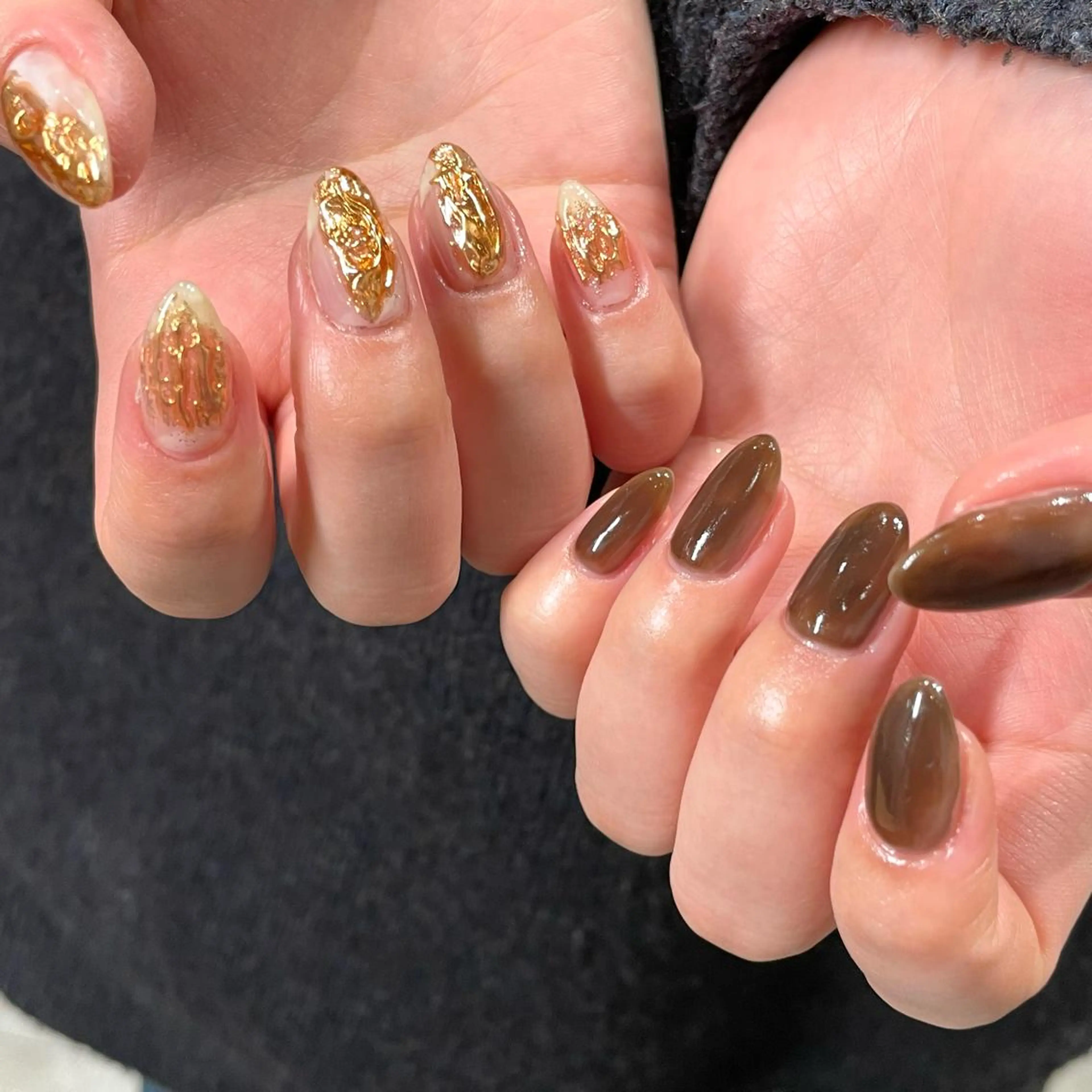 ネイル ハンドネイル 水戸 彩夏のネイルデザイン