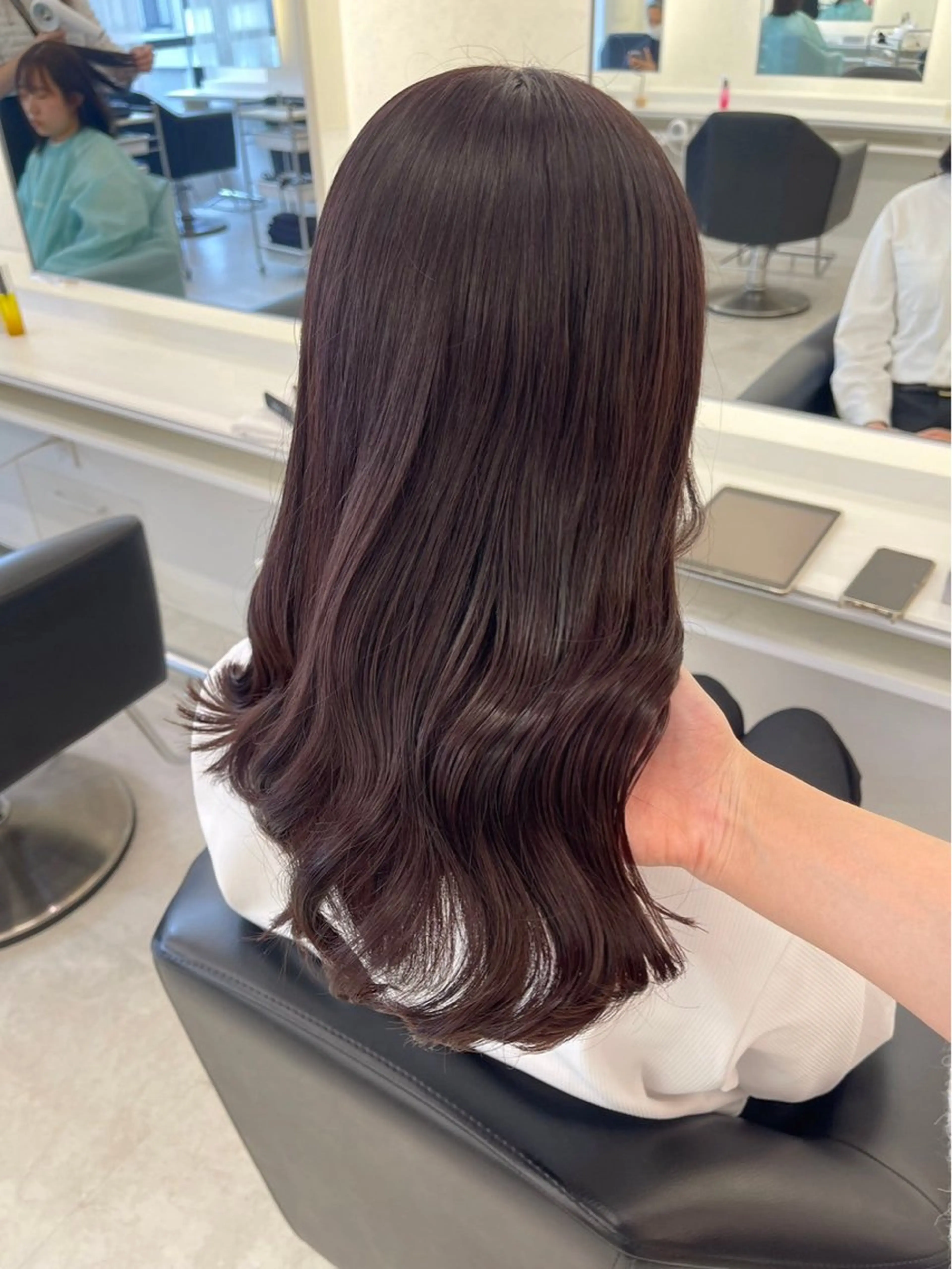 セミロング ヘアカラー ParveMix 🐾鳥取彩花のヘアスタイル