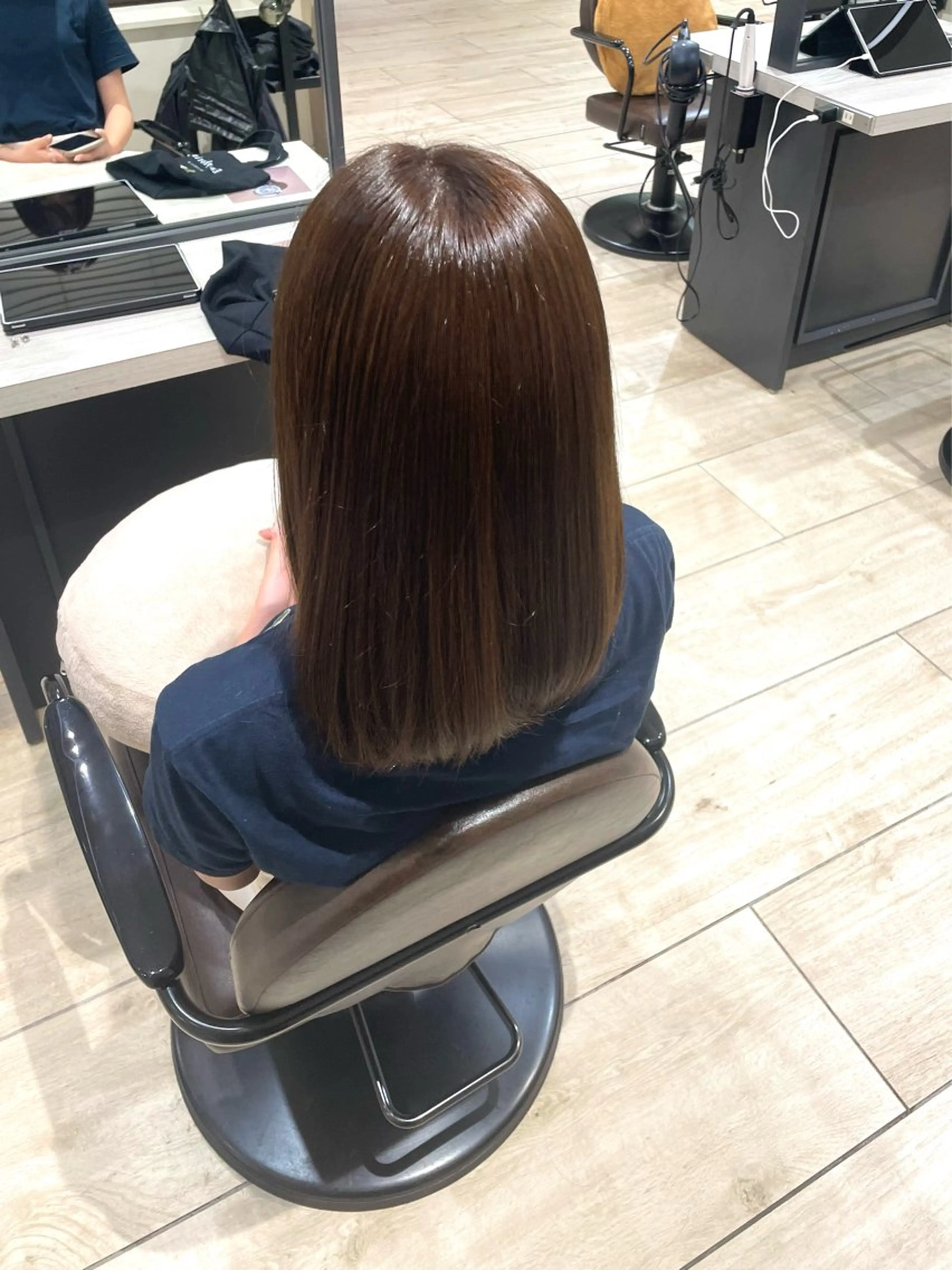 ミディアム nozomi ‎‎🤍のヘアスタイル
