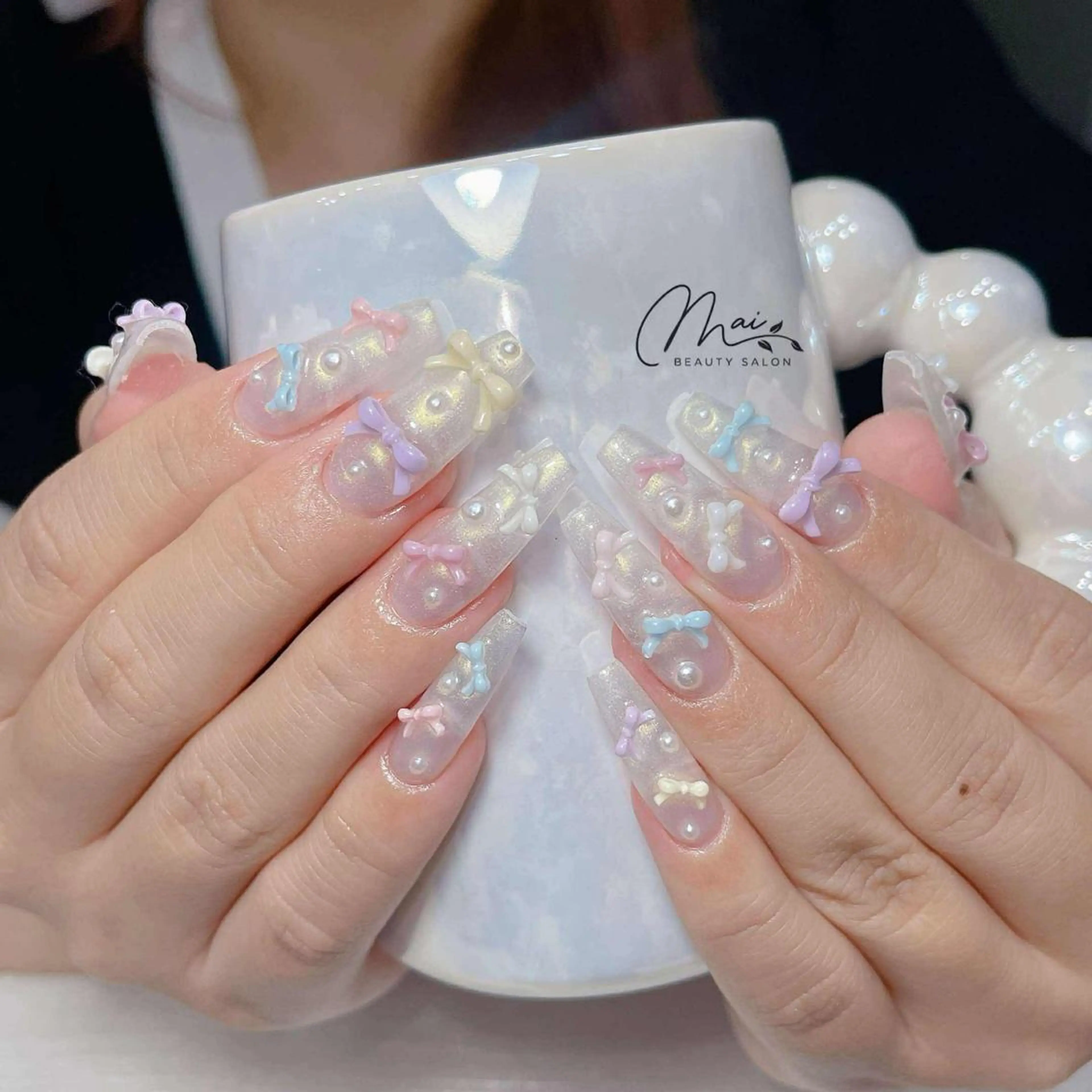 ネイル フットネイル ジェルネイル マグネットネイル パラジェル ワンホンネイル MaiBeauty DanHiのネイルデザイン