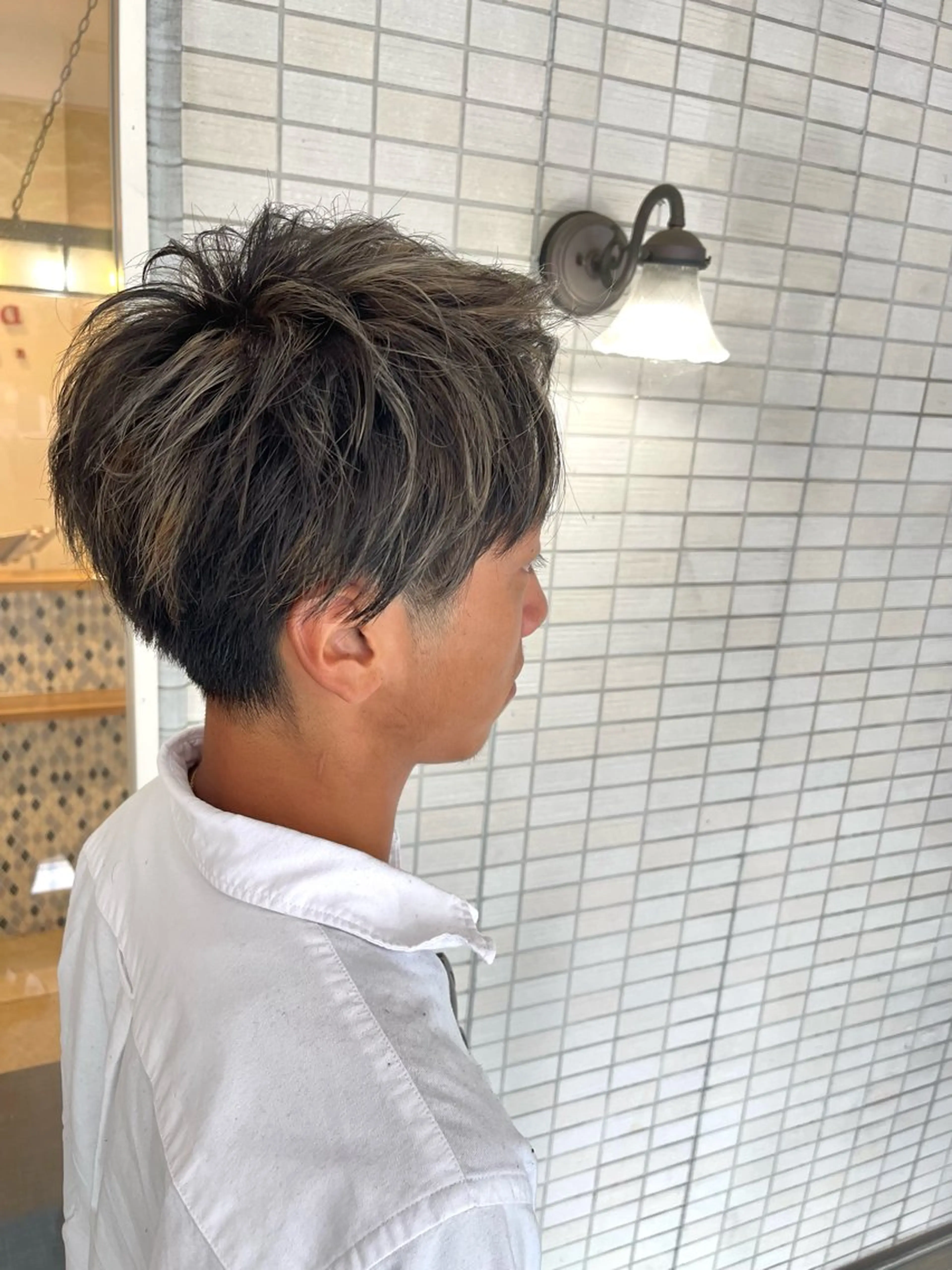 ショート ハイライト カット ヘアカラー ショート/ボブ アンドウ☺︎のヘアスタイル