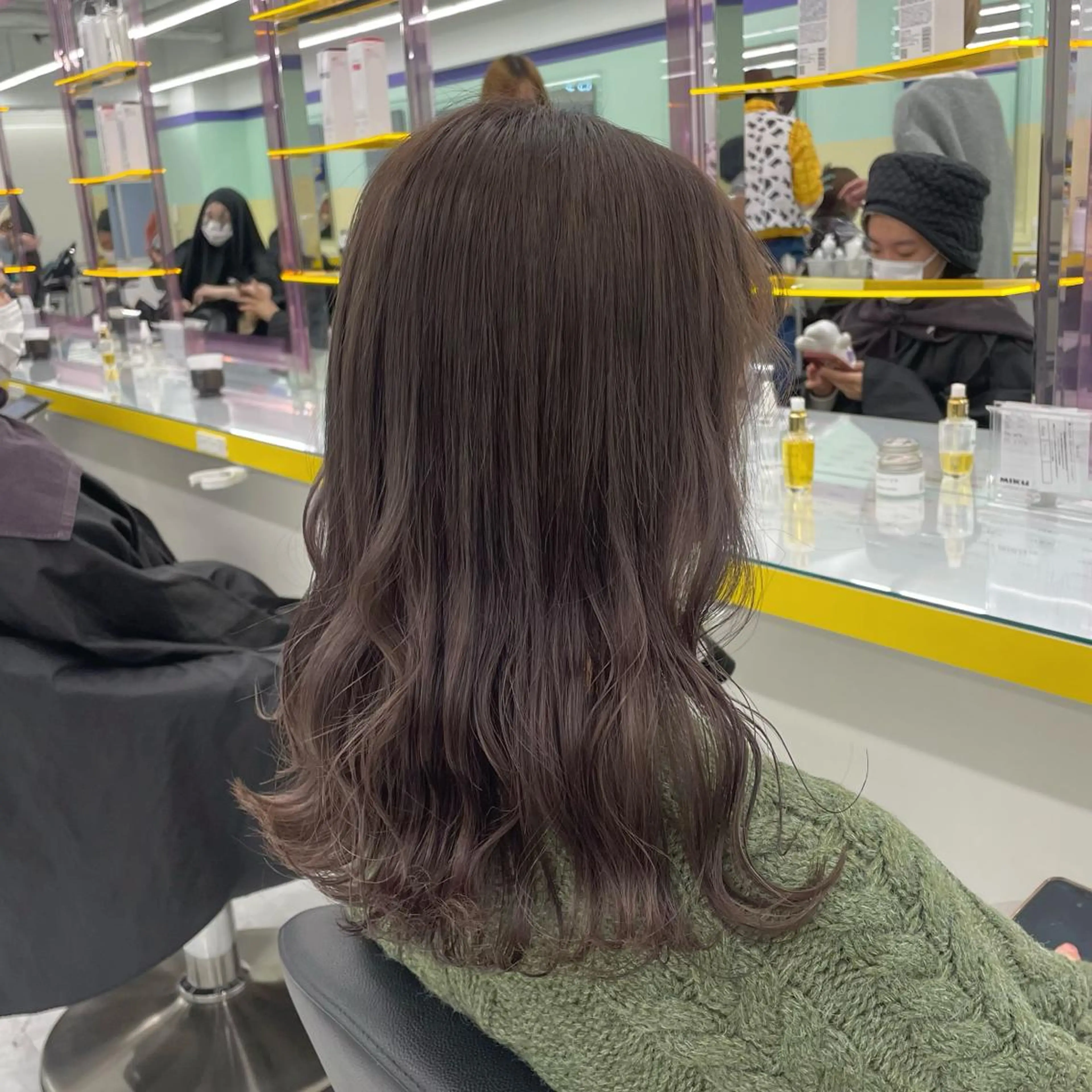セミロング 🤍韓国トレンド ヘア🤍miku🤍のヘアスタイル