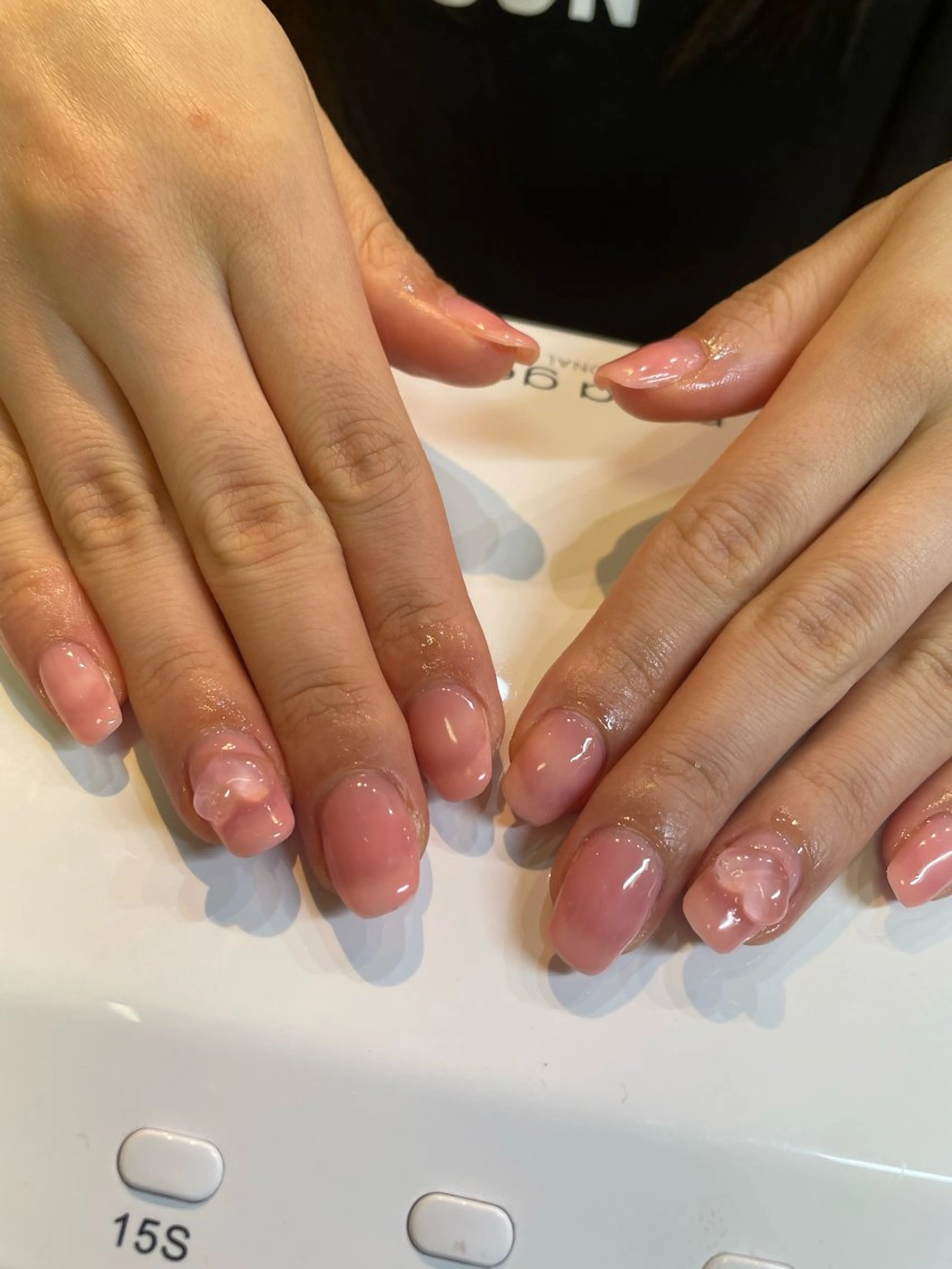 ネイル ワンカラーネイル love girlのネイルデザイン