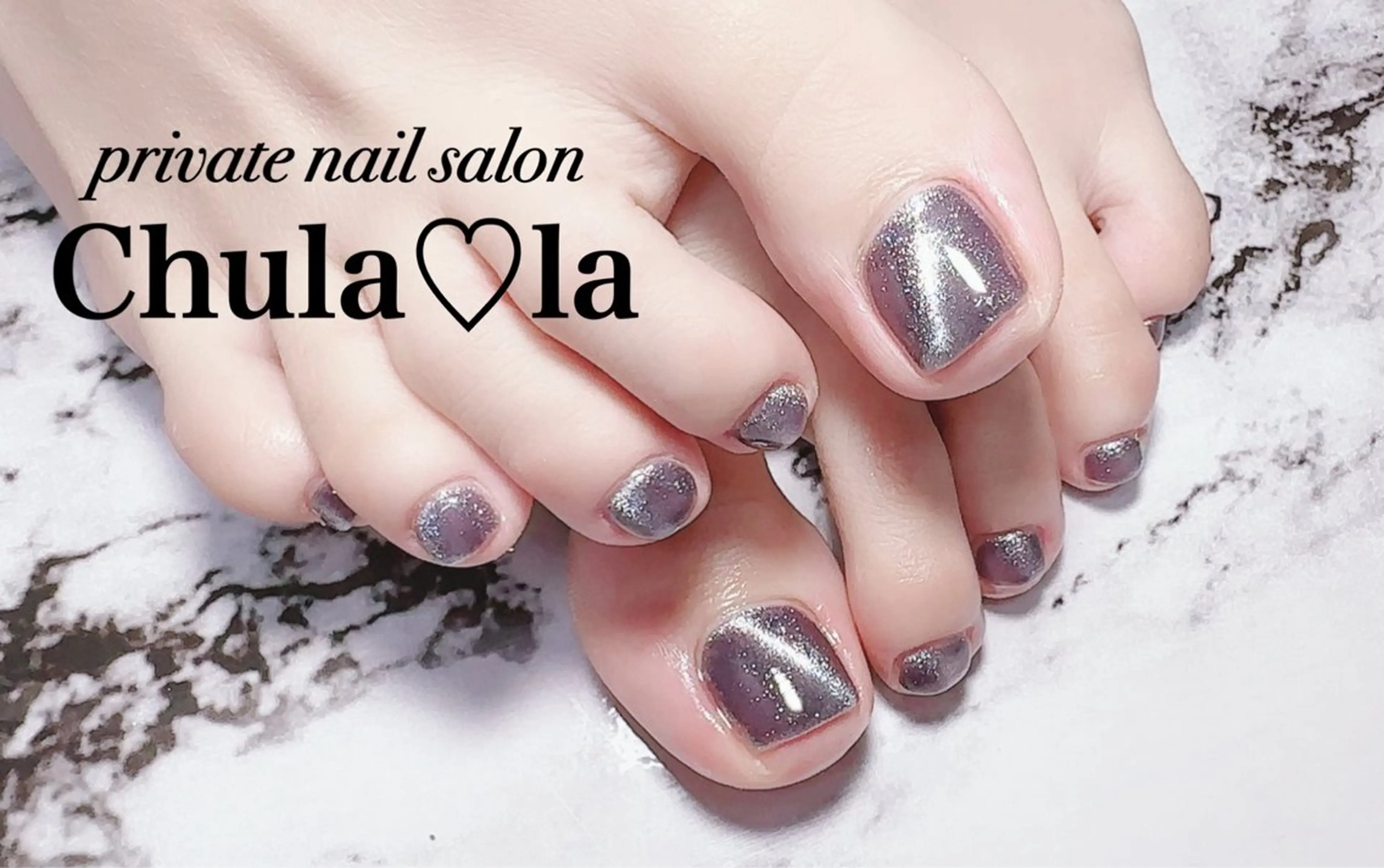 ネイル マグネットネイル フットネイル Chula♡la 豊見城市高安のネイルデザイン