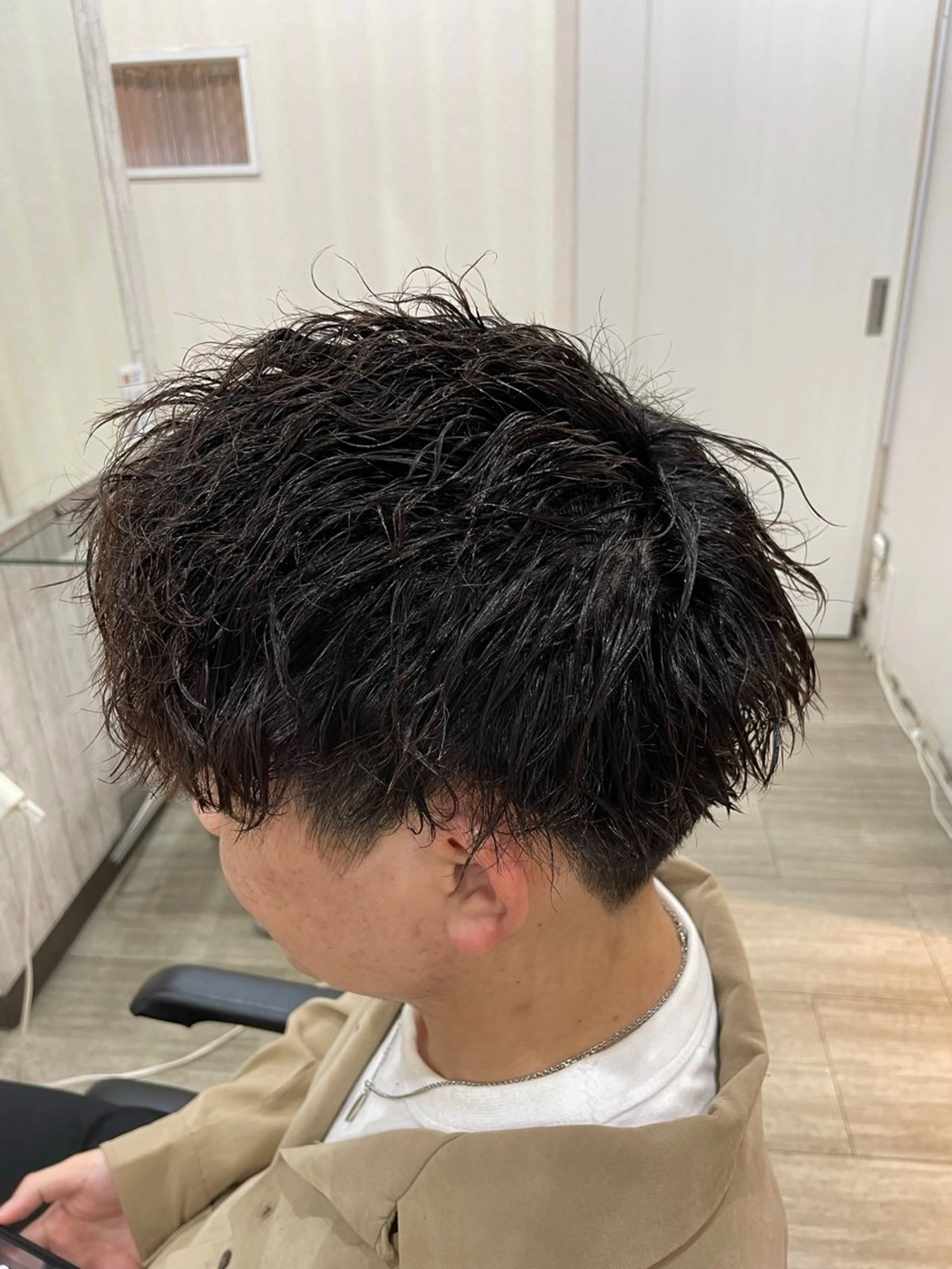 ショート パーマ メンズ 新横浜CLOVER 本店/モデル募集中✨のヘアスタイル