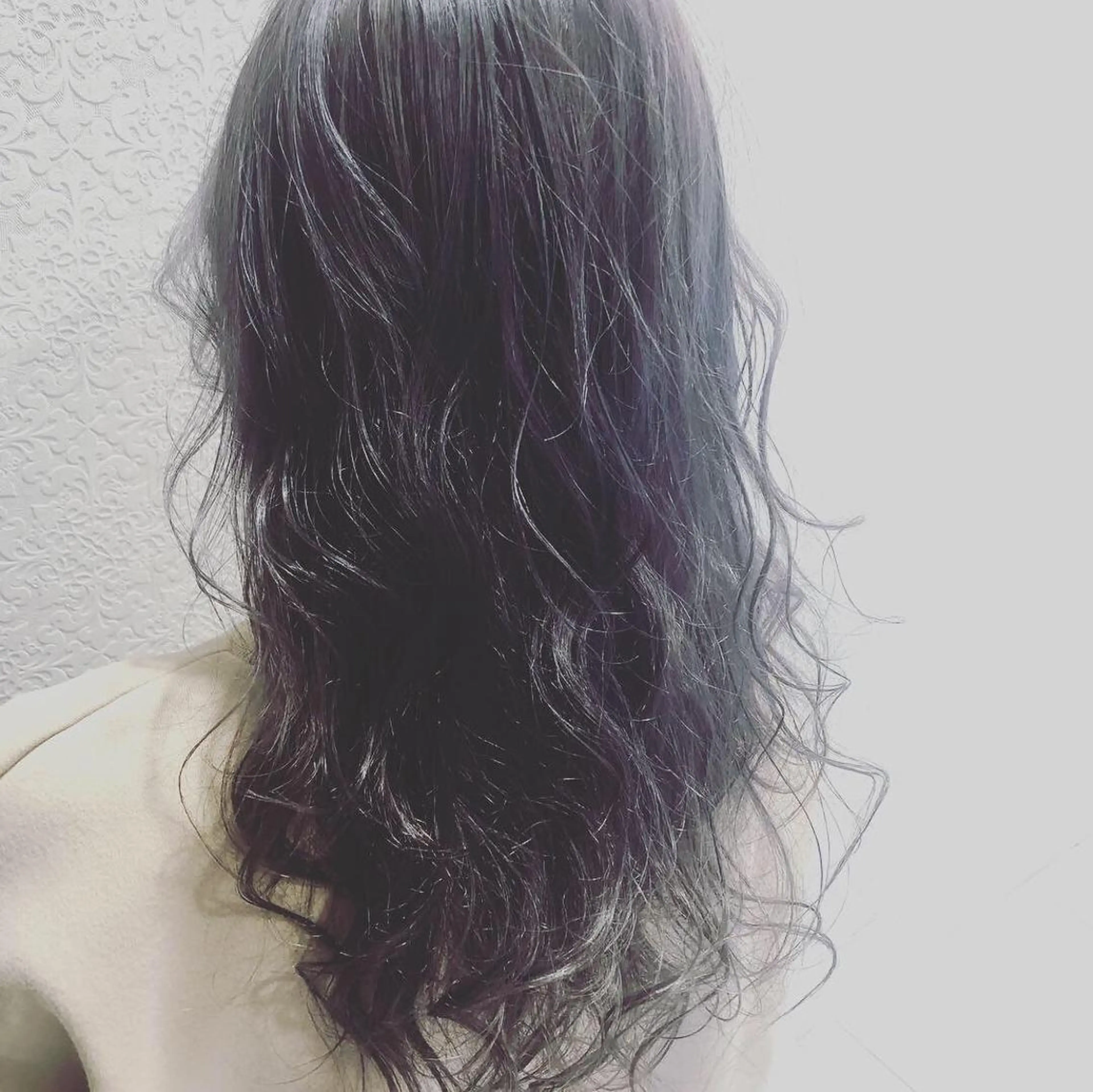 セミロング カラー グレージュ ヘアカラー 難しい髪質の縮毛矯正 高岡/射水/髪質改善のヘアスタイル