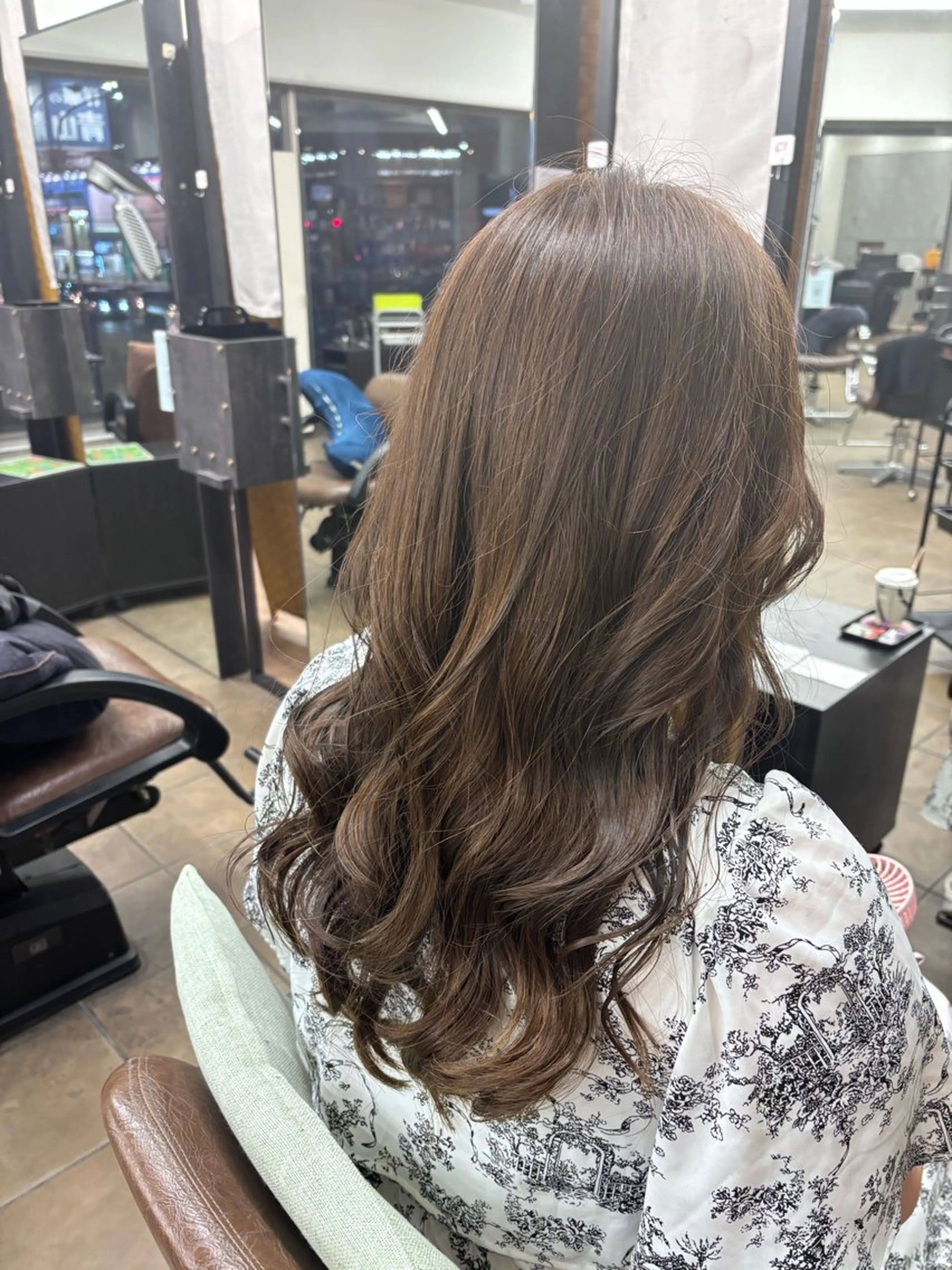 カラー ベージュカラー オリーブベージュ 瓜破アシスタント/ chiemiのヘアスタイル