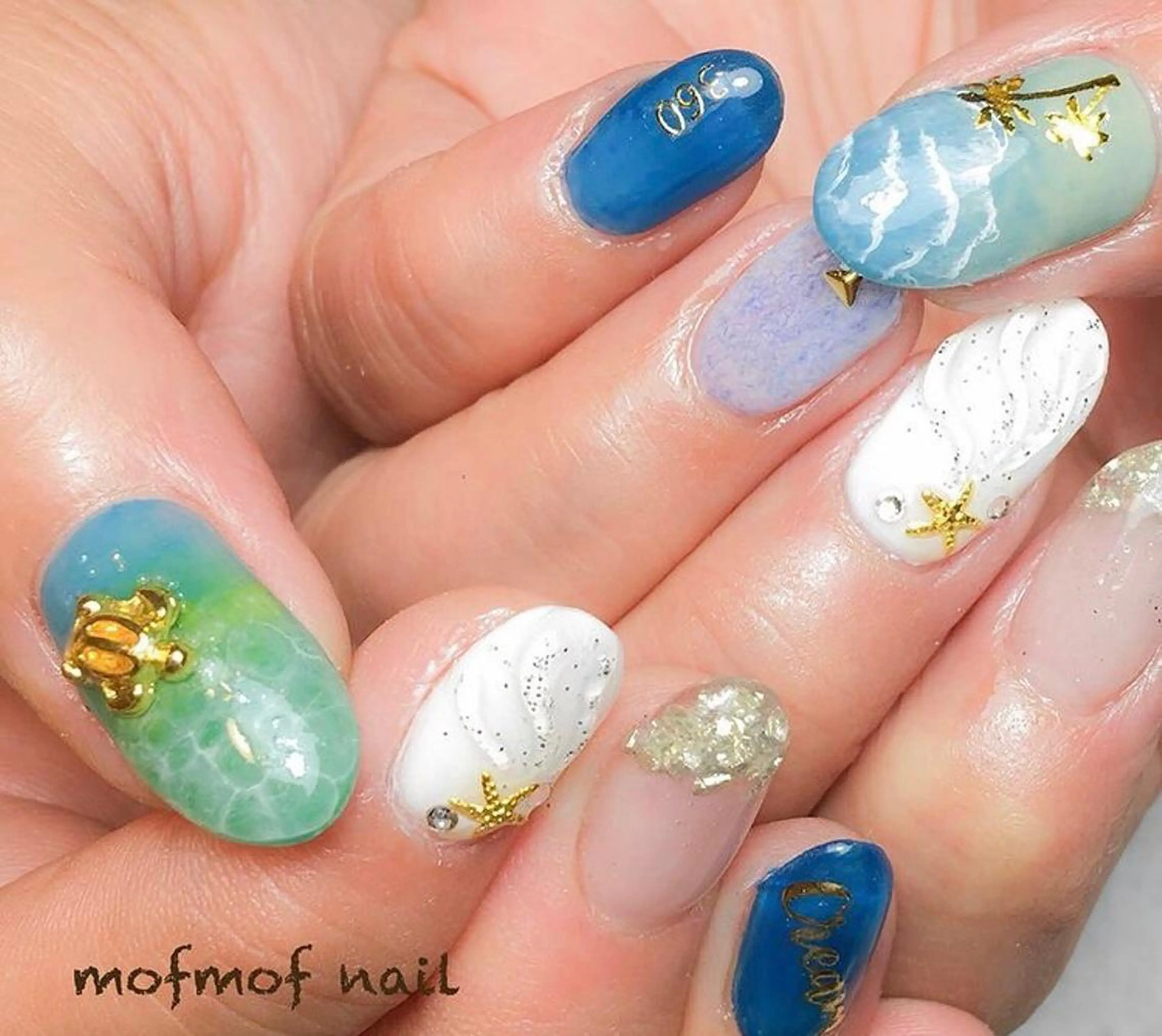 ネイル mofmofnail 🌿shimizuのネイルデザイン
