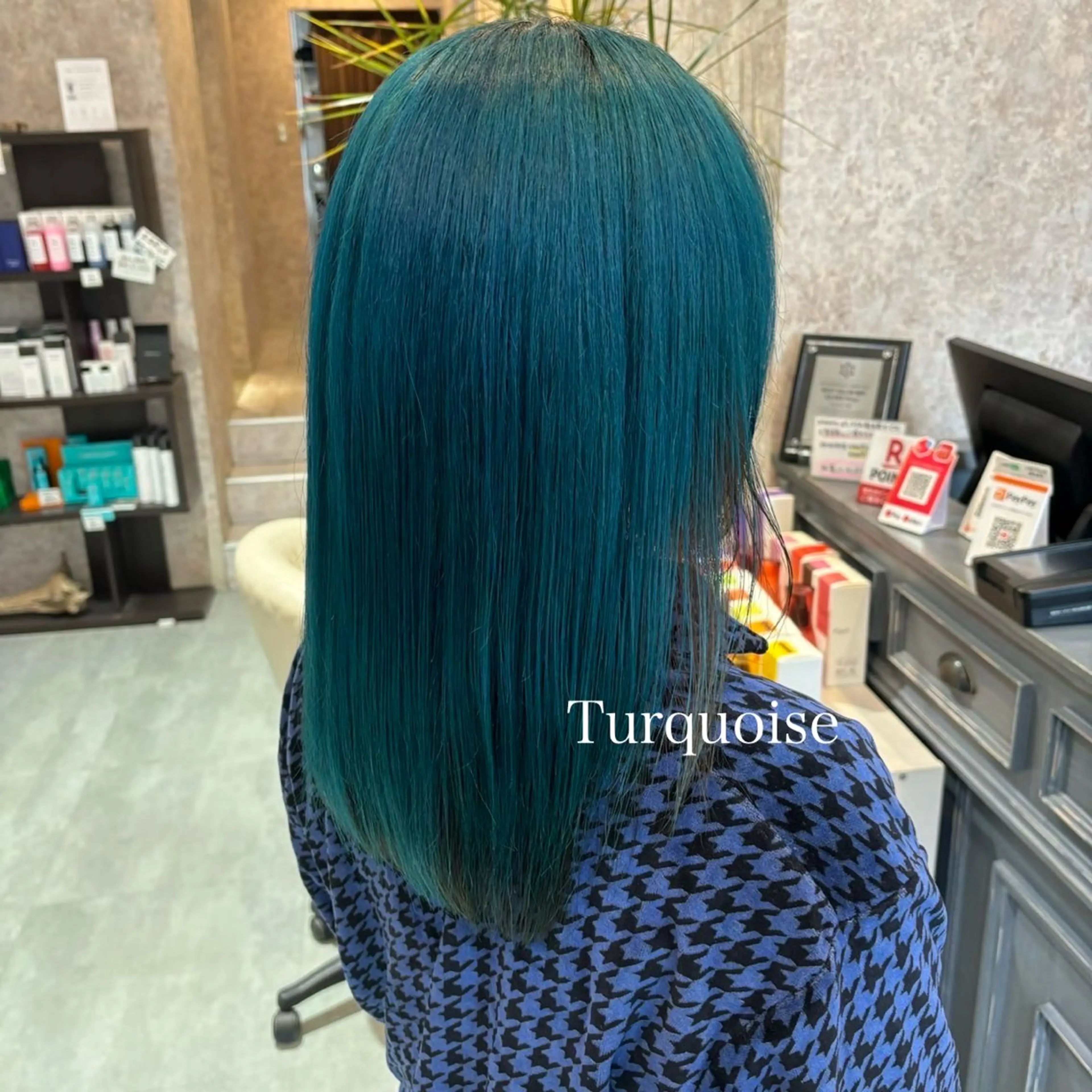 ミディアム カラー ブリーチ ブルーカラー ダブルカラー グラデーションカラー ハイライトカラー 💈Blanco💈 カラー&ケア🌈のヘアスタイル