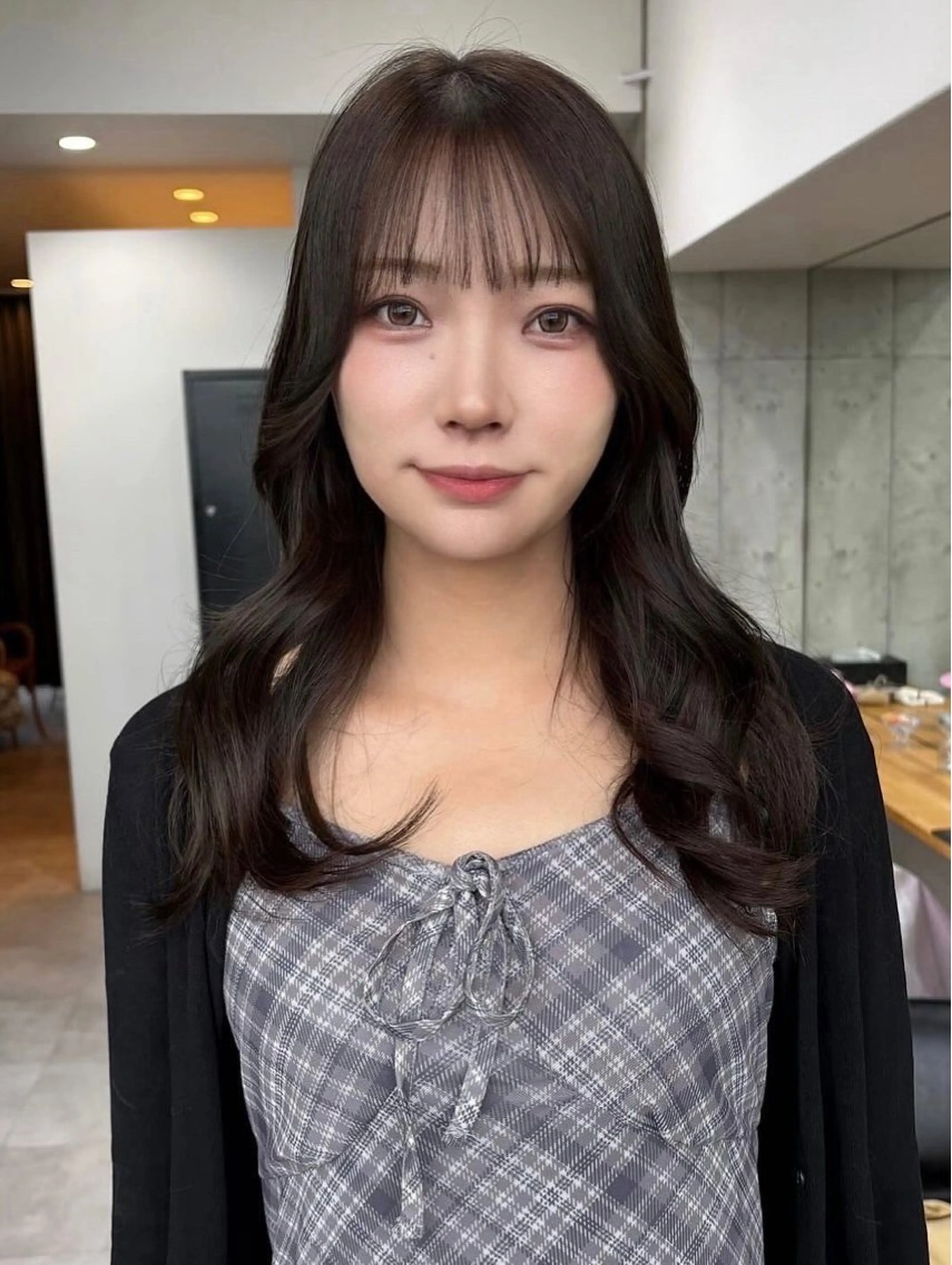 セミロング カラー カット ヘアカラー トリートメント ベージュ/グレージュ 恵比寿/丸山陽平のヘアスタイル