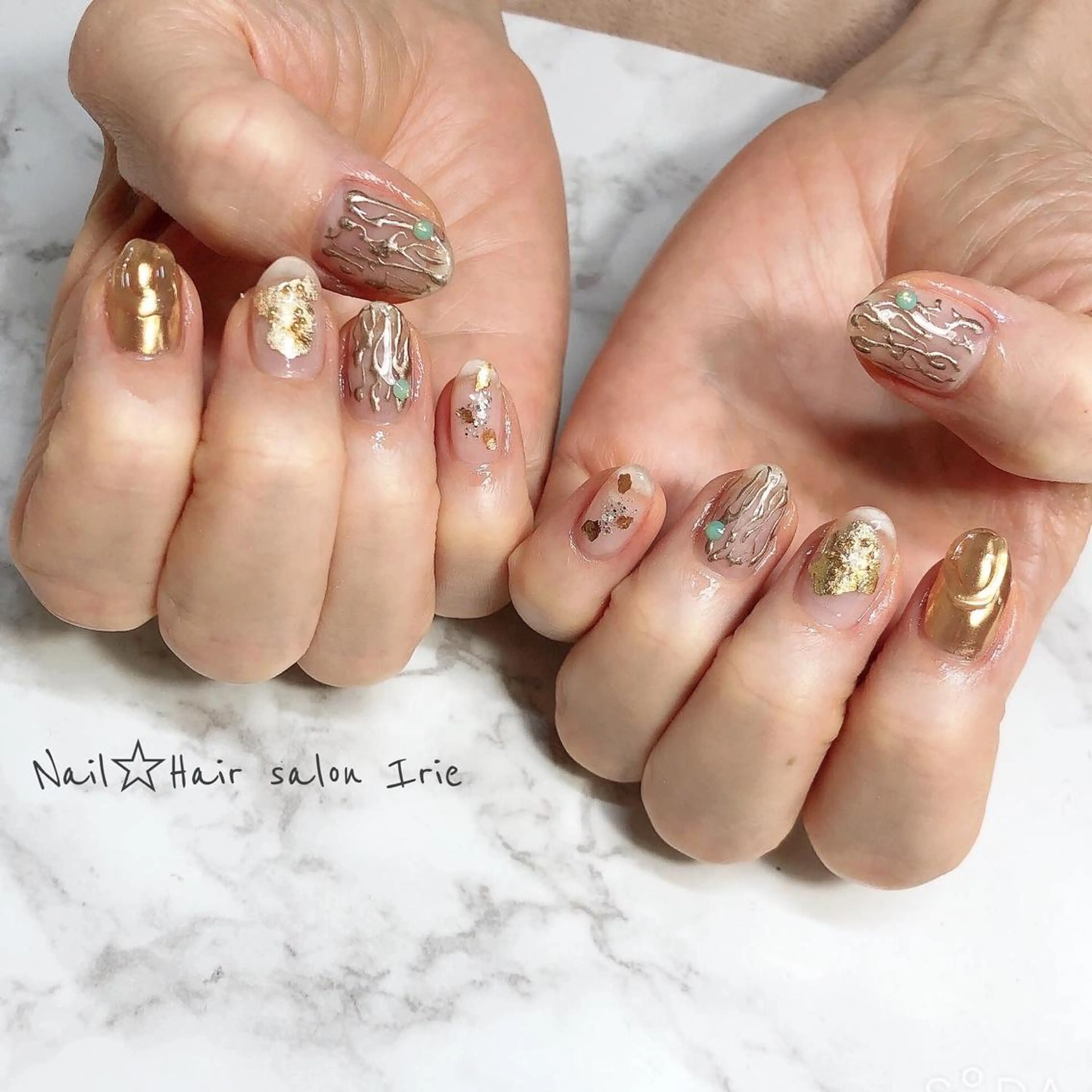 ネイル ハンドネイル Hair salon Irie所属・與儀 知佳のネイルデザイン