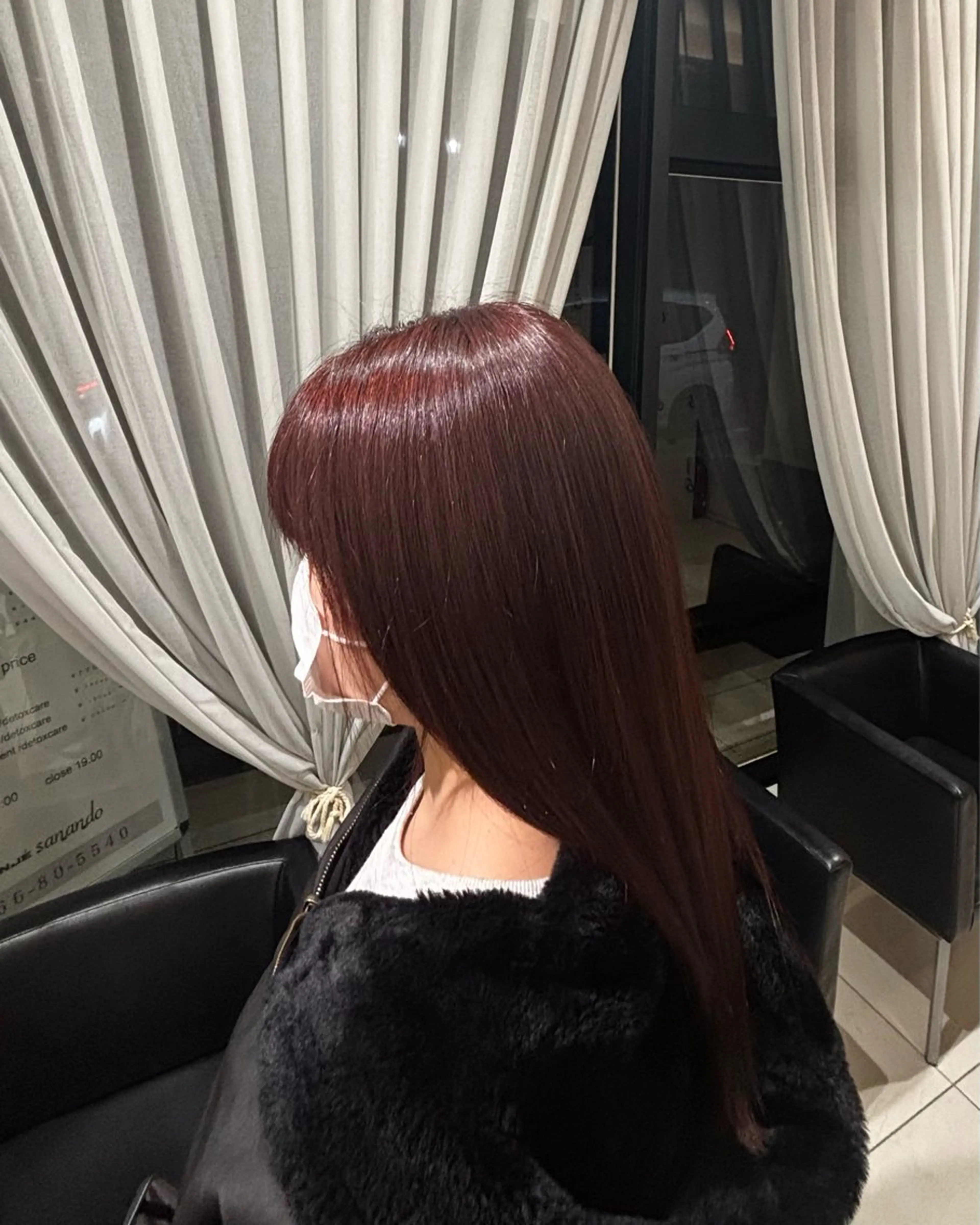 カラー ブラウンカラー ピンクカラー ヘアカラー 辻村 彩華のヘアスタイル