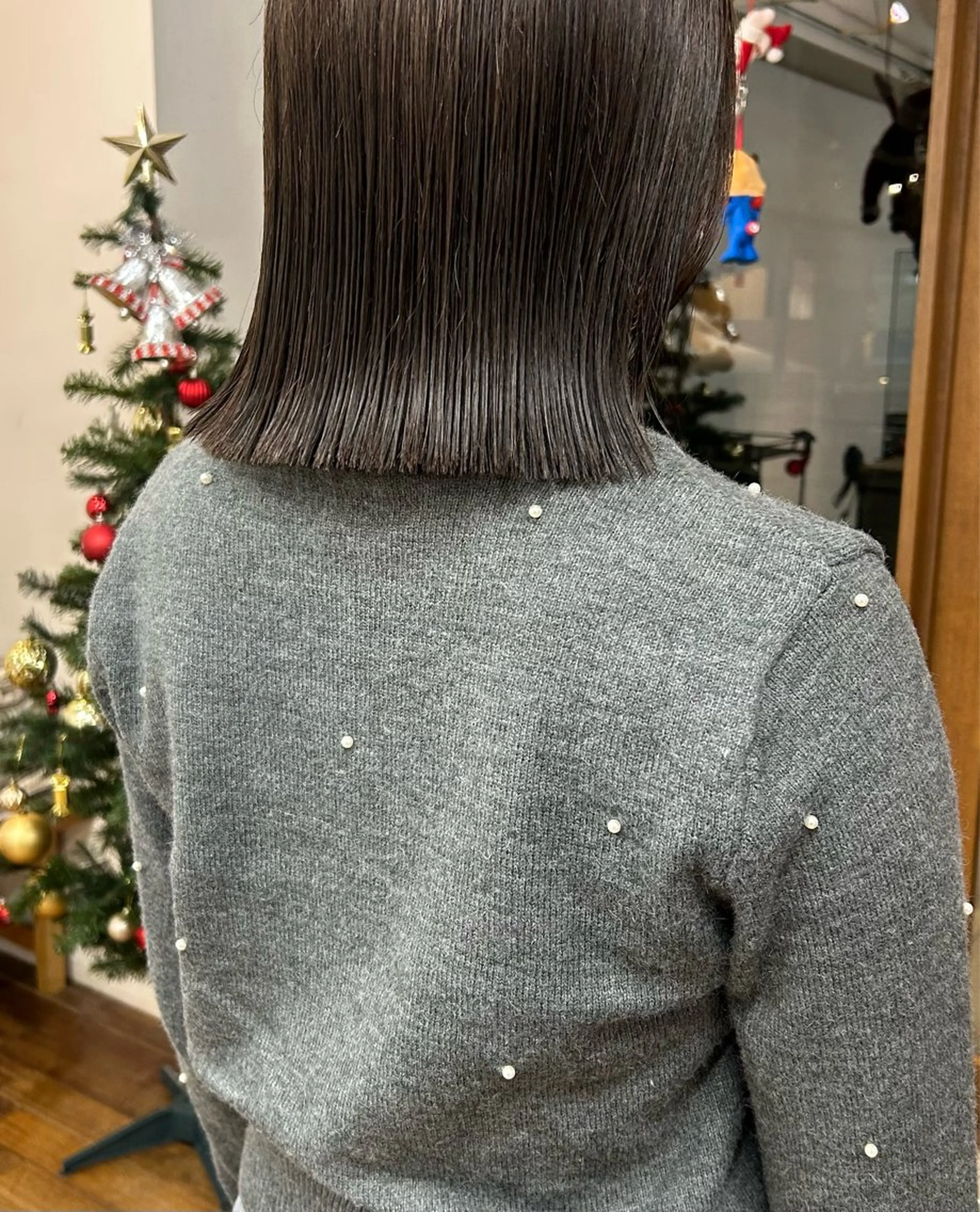 ミディアム カット ヘアカラー siro所属・透明感カラー/ボブ/ siro meruのヘアスタイル