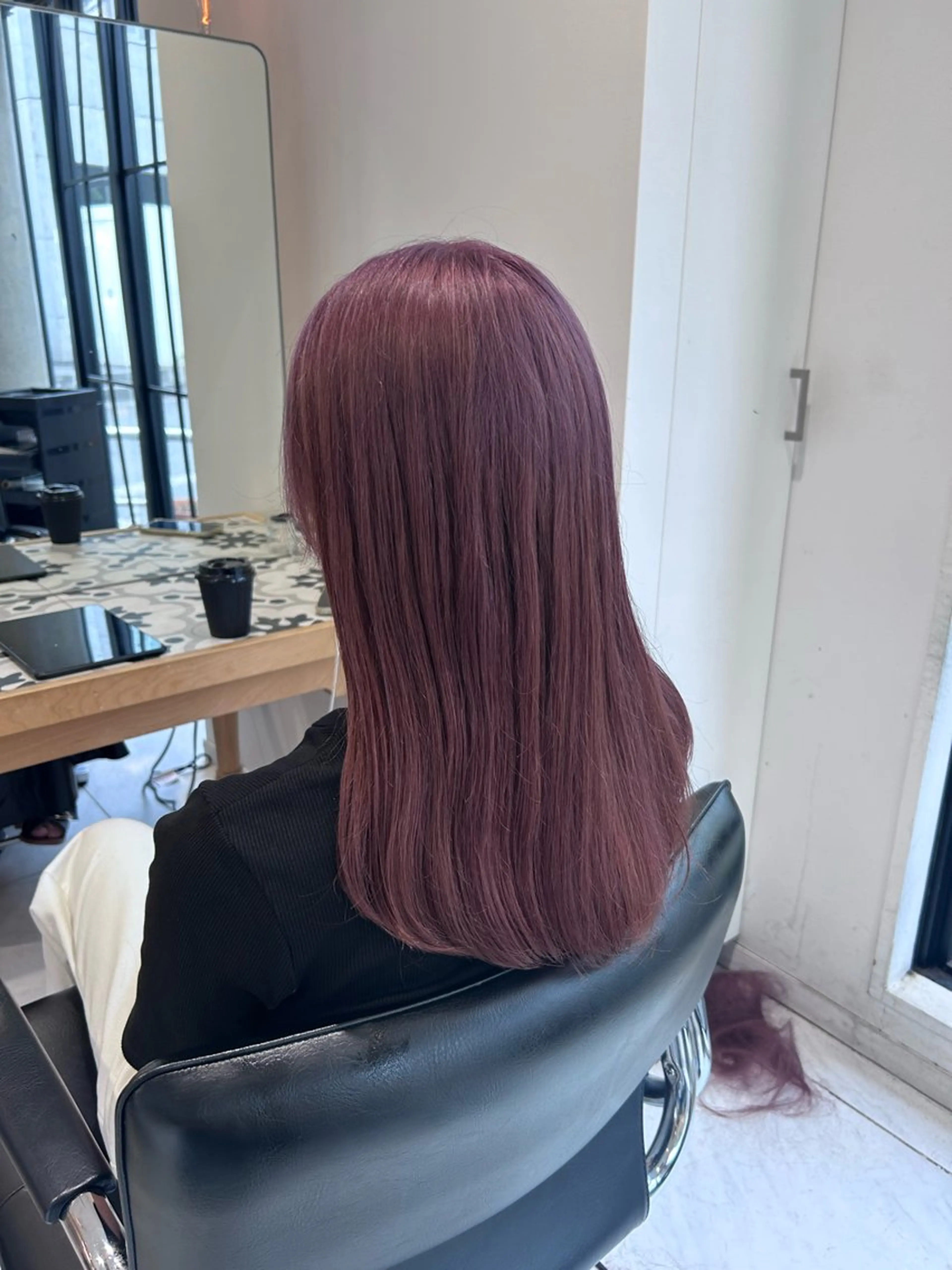 ロング カラー レイヤー小顔ショート 吉田ジョウのヘアスタイル