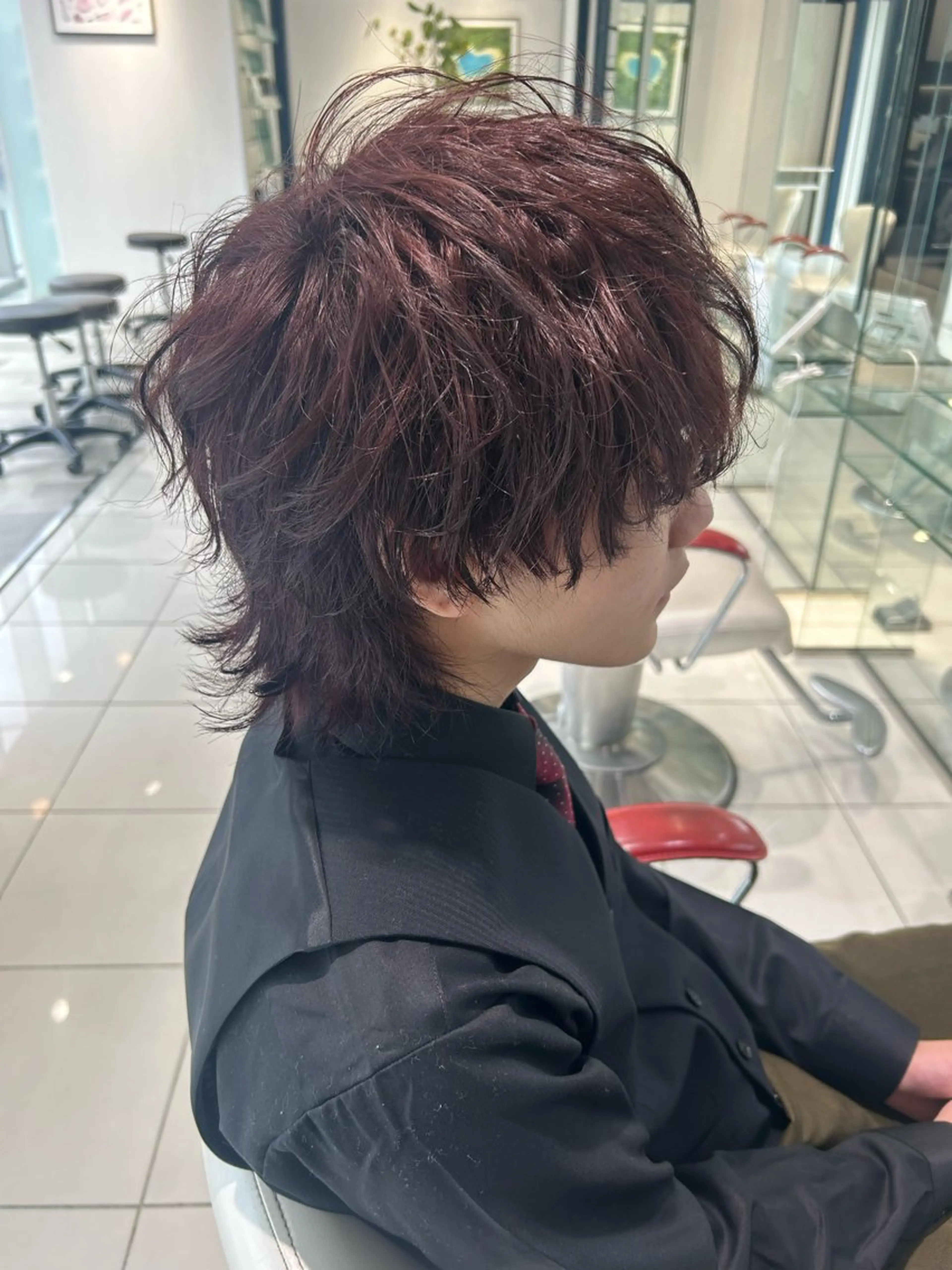 カットスパイラルパーマの写真