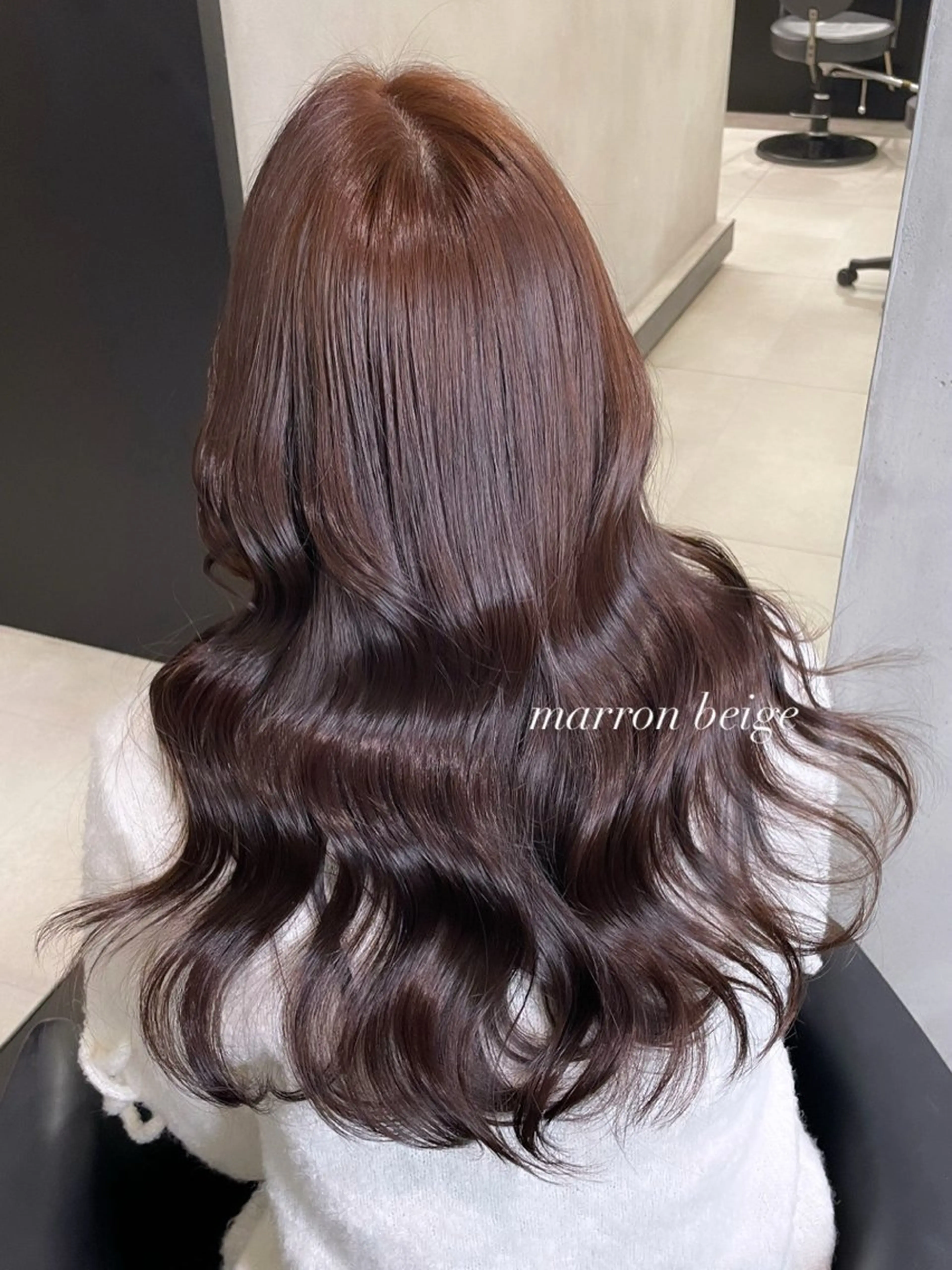 カラー ヘアカラー オフホワイトアンド大阪店（off white×And）所属・🤍韓国ワンホンヘア ayaha🤍のヘアスタイル