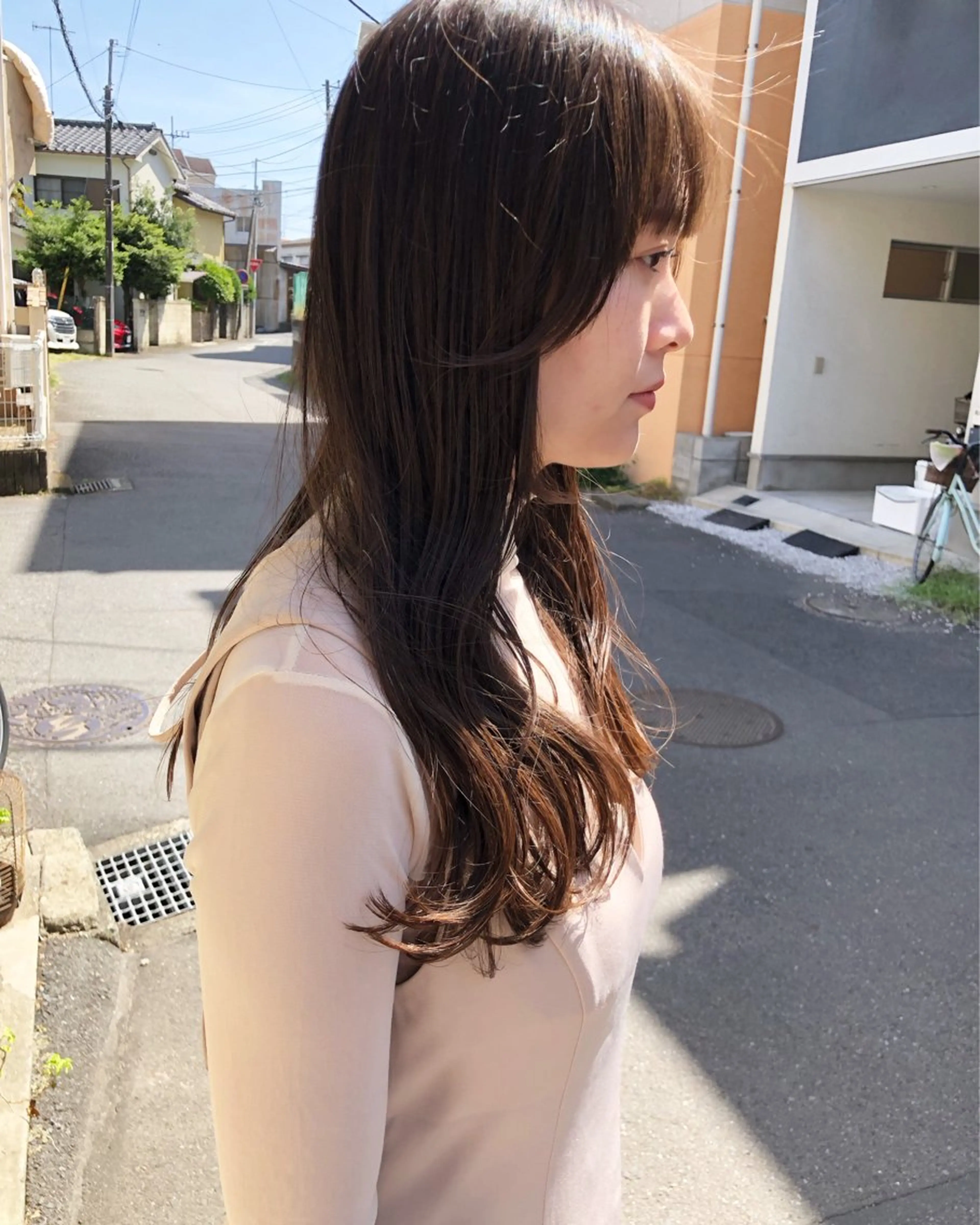 ロング 韓国風ヘア 髪の悩みを解決！ 那須達敦のヘアスタイル