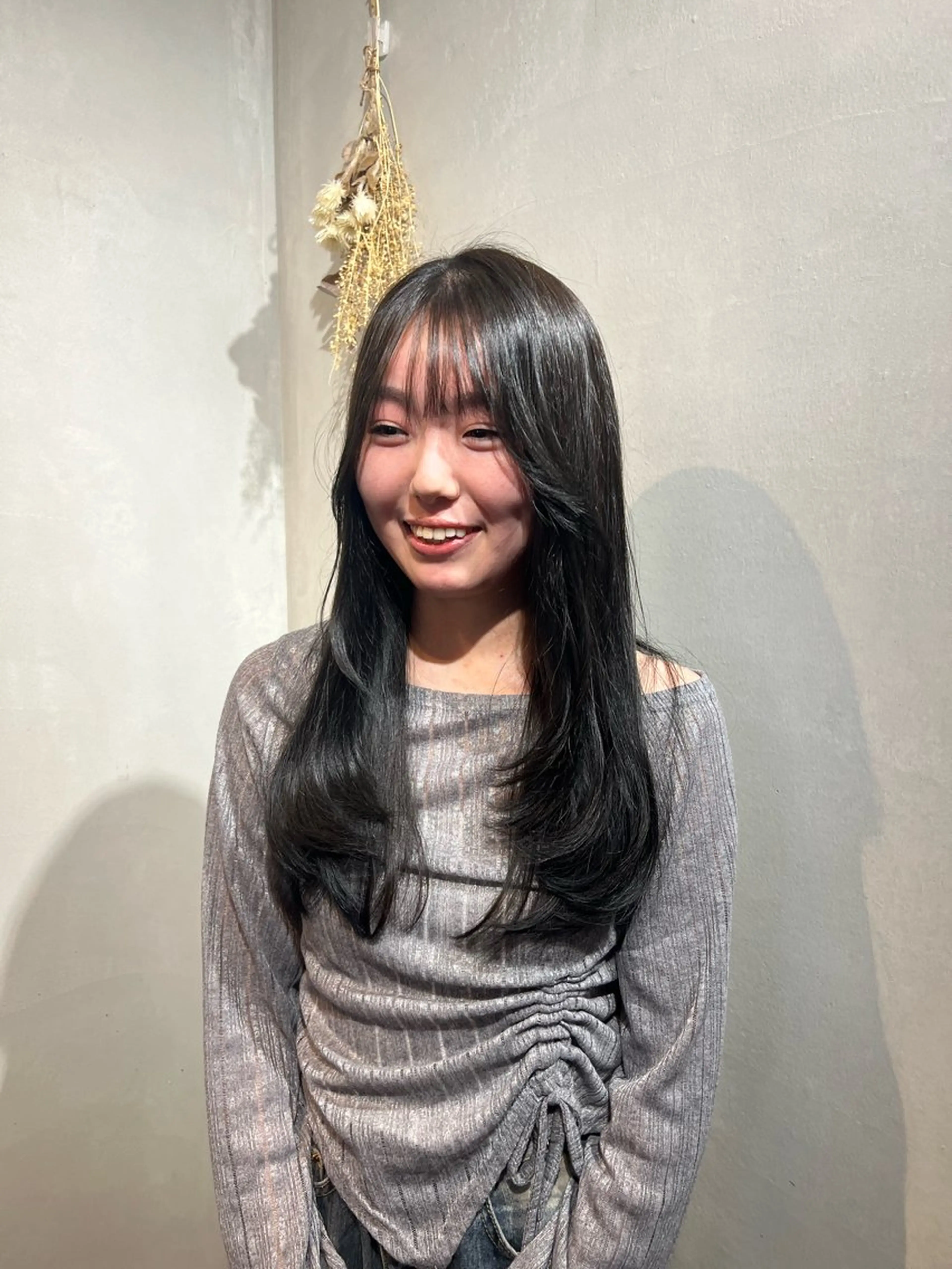 ロング ヘアカラー トリートメント Aya/四条烏丸/ インナーカラーのヘアスタイル