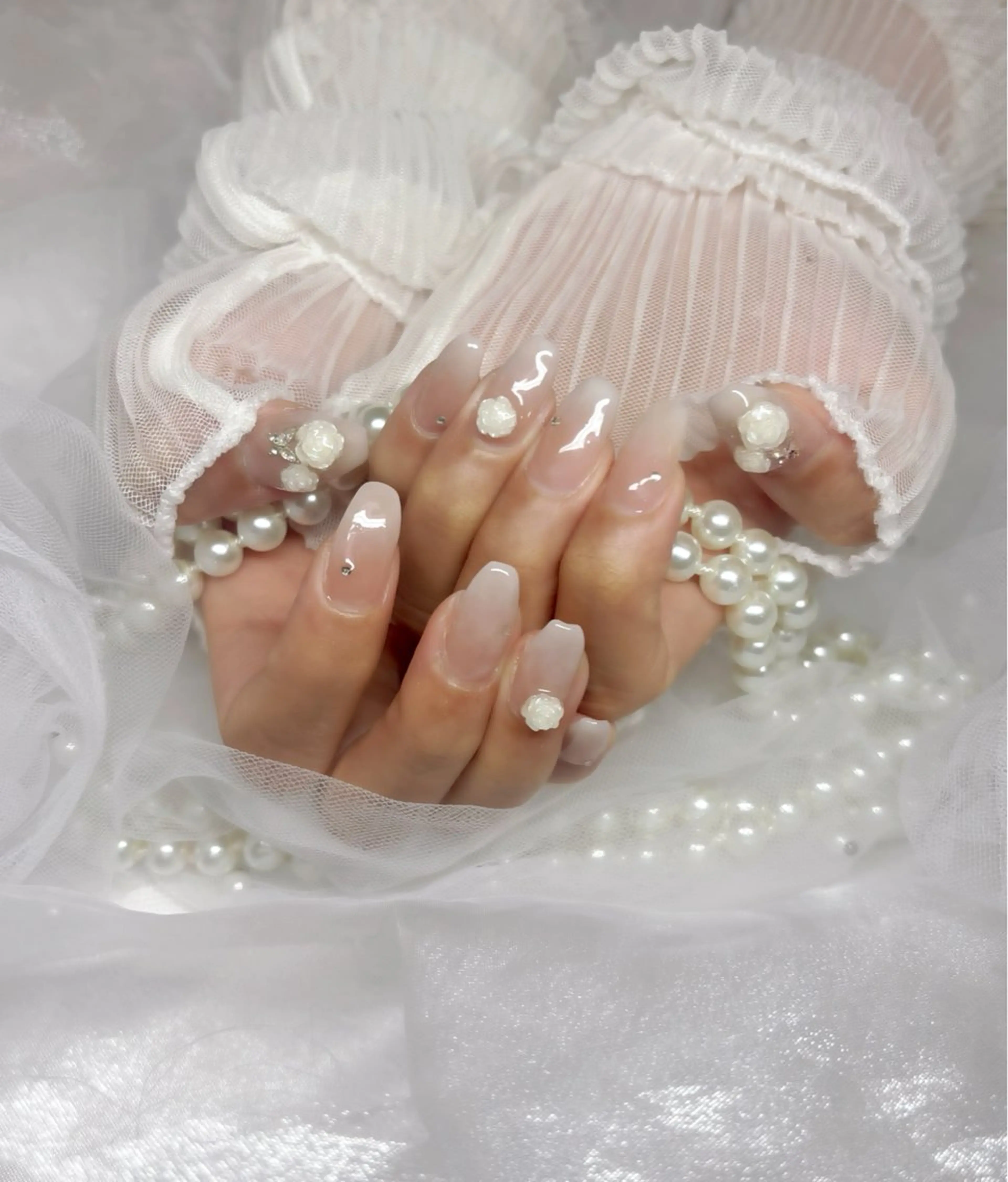 ネイル フラワーネイル ハンドネイル Nail Salon macherieのネイルデザイン