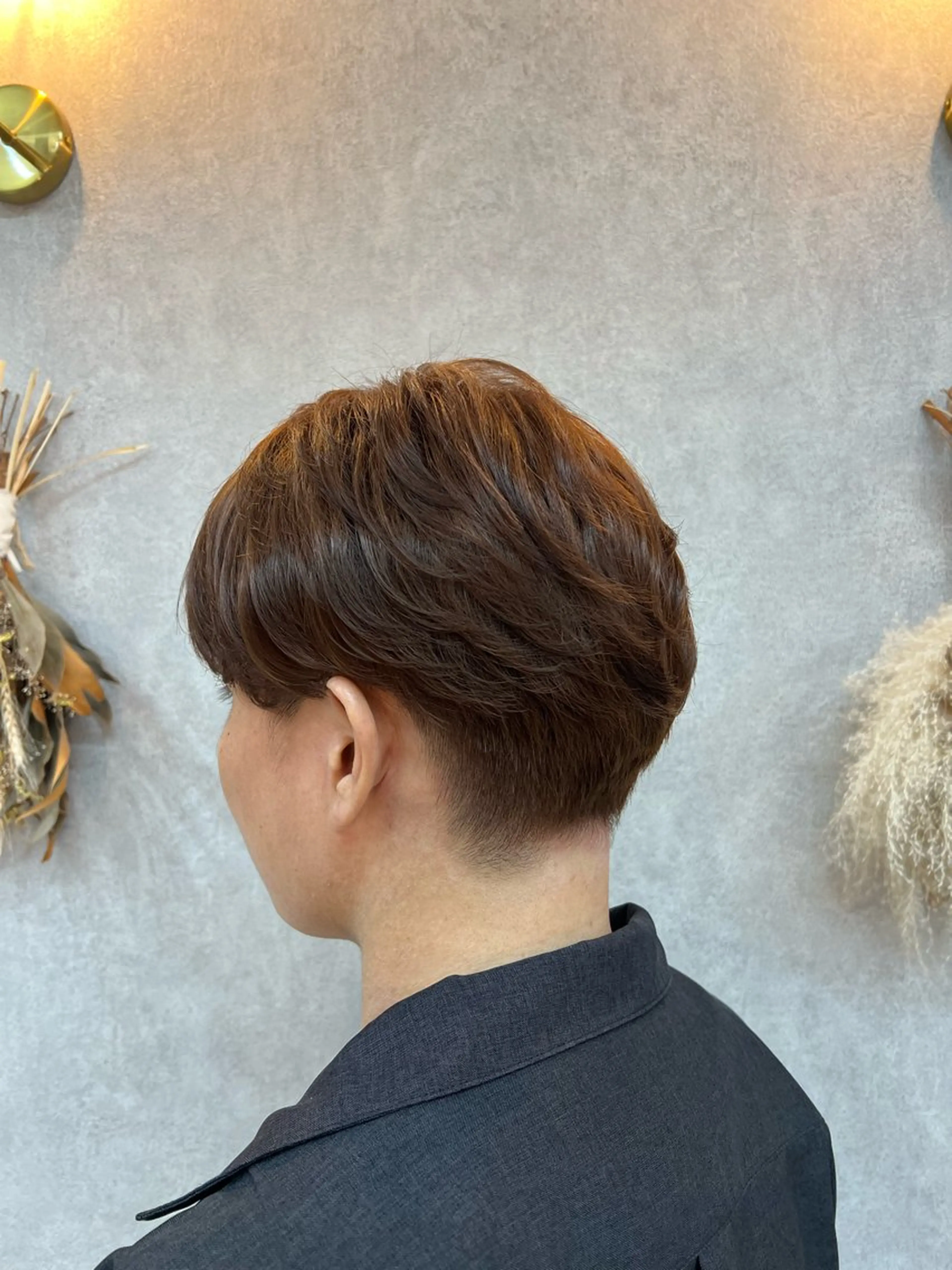 パーマ メンズ フェザーパーマ メンズパーマ カット パーマ 松本 心雪🌱‬のヘアスタイル