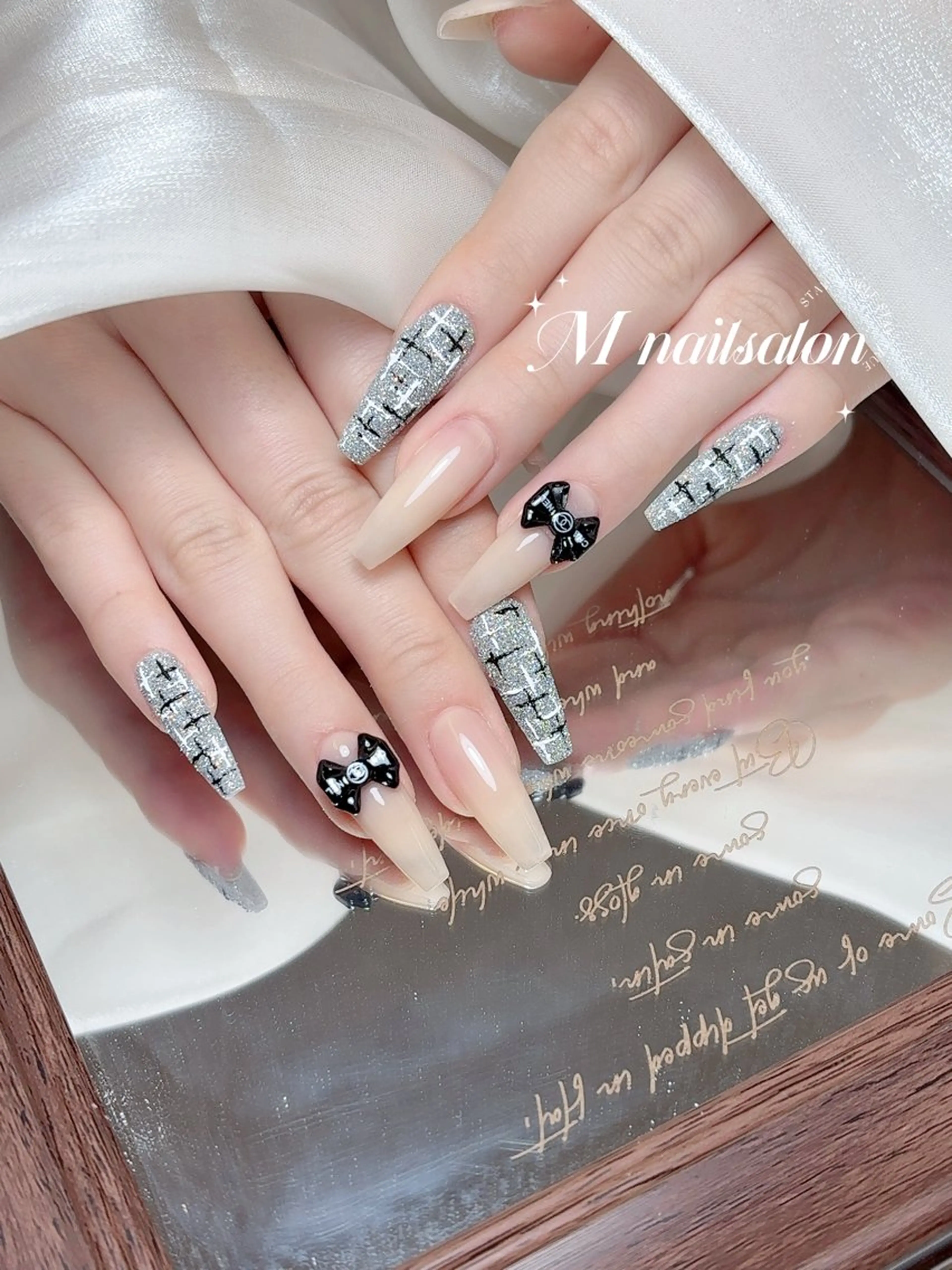 ネイル ハンドネイル M🌷nail 長さだし専門店のネイルデザイン