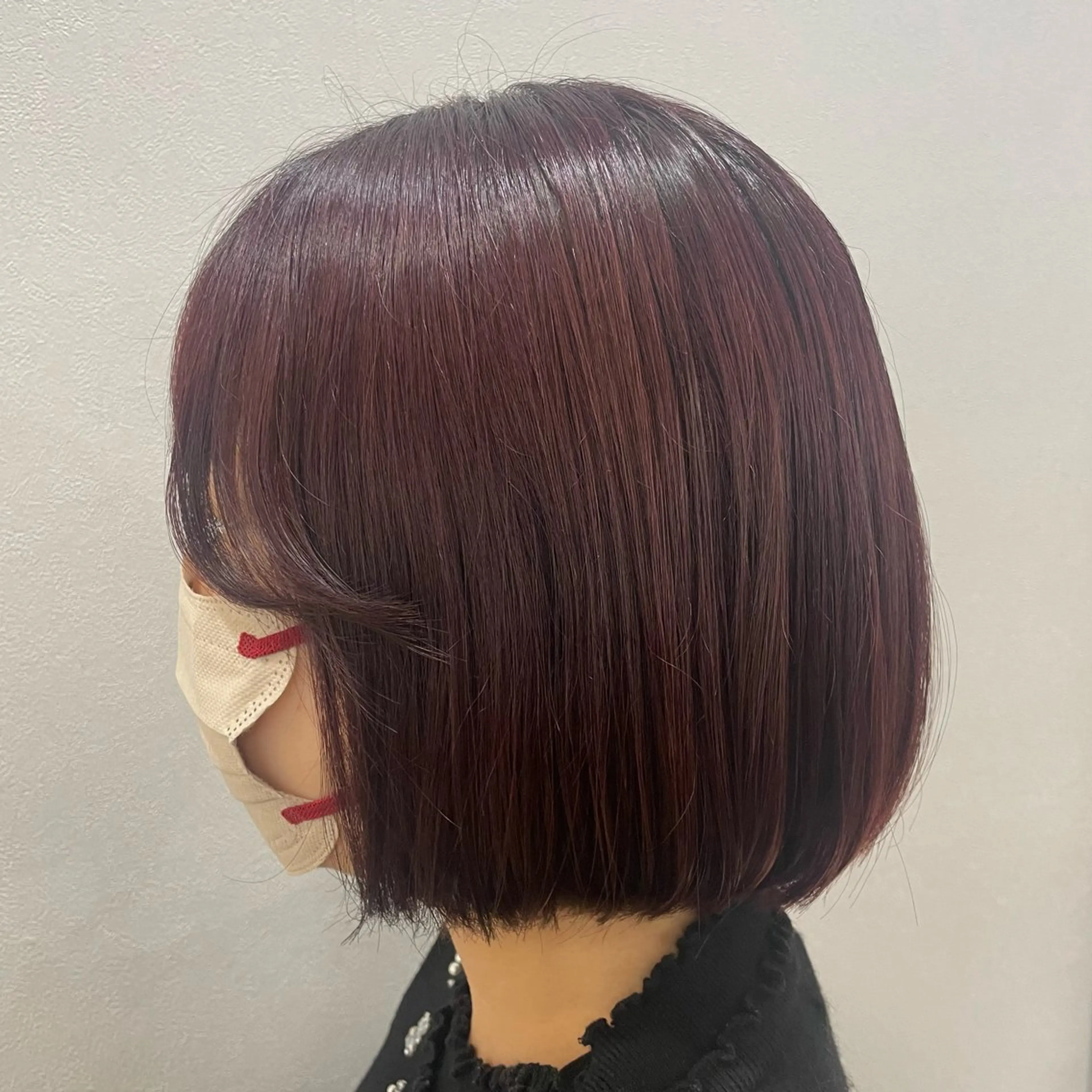 ミディアム カラー ヘアカラー トリートメント FERIAあべの KARINのヘアスタイル