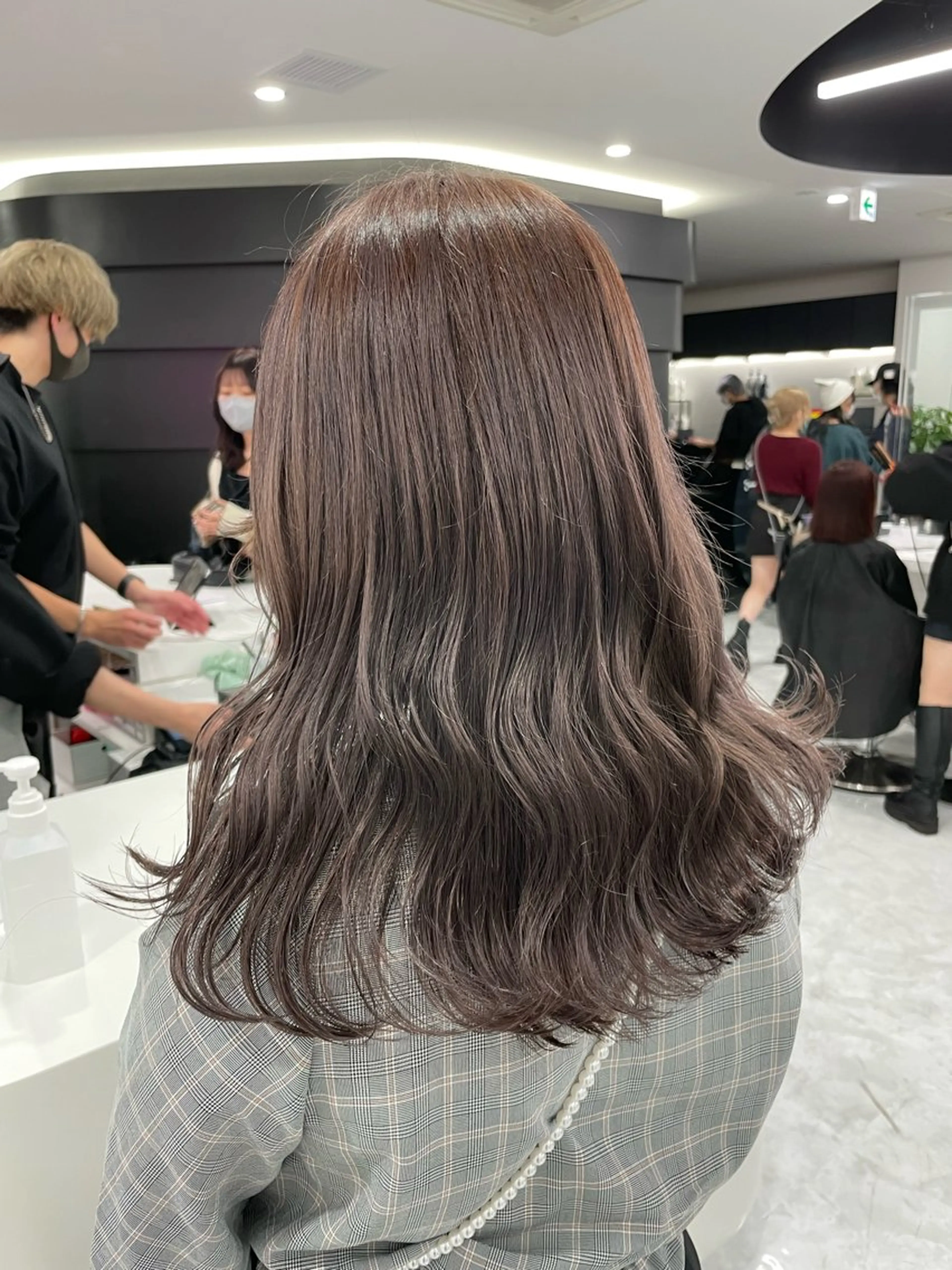 セミロング 💍大人デザイン /ハイトーン♡リクトのヘアスタイル