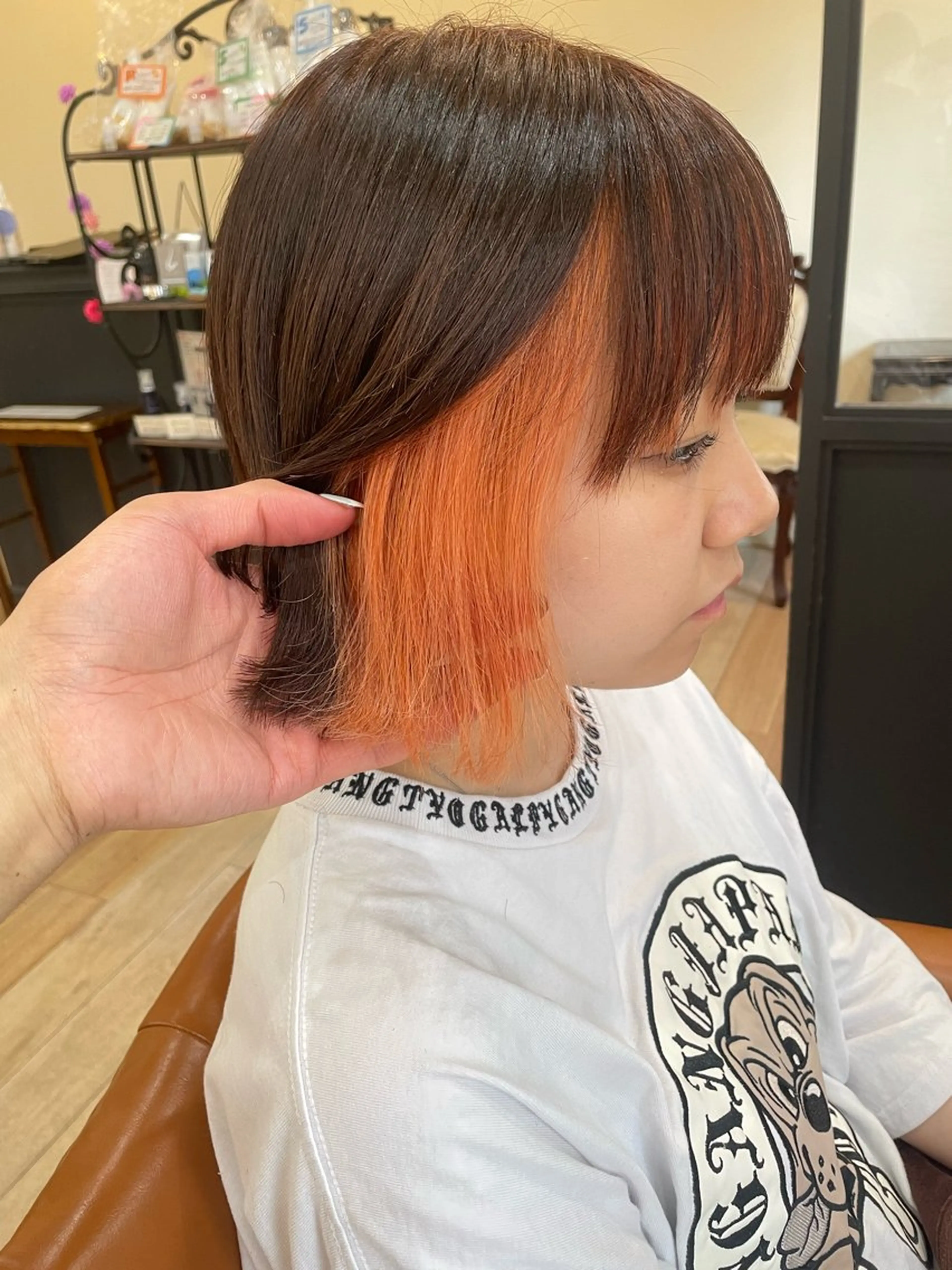 カラー ヘアカラー トリートメント しおり/🍬 KOKORO🤍のヘアスタイル