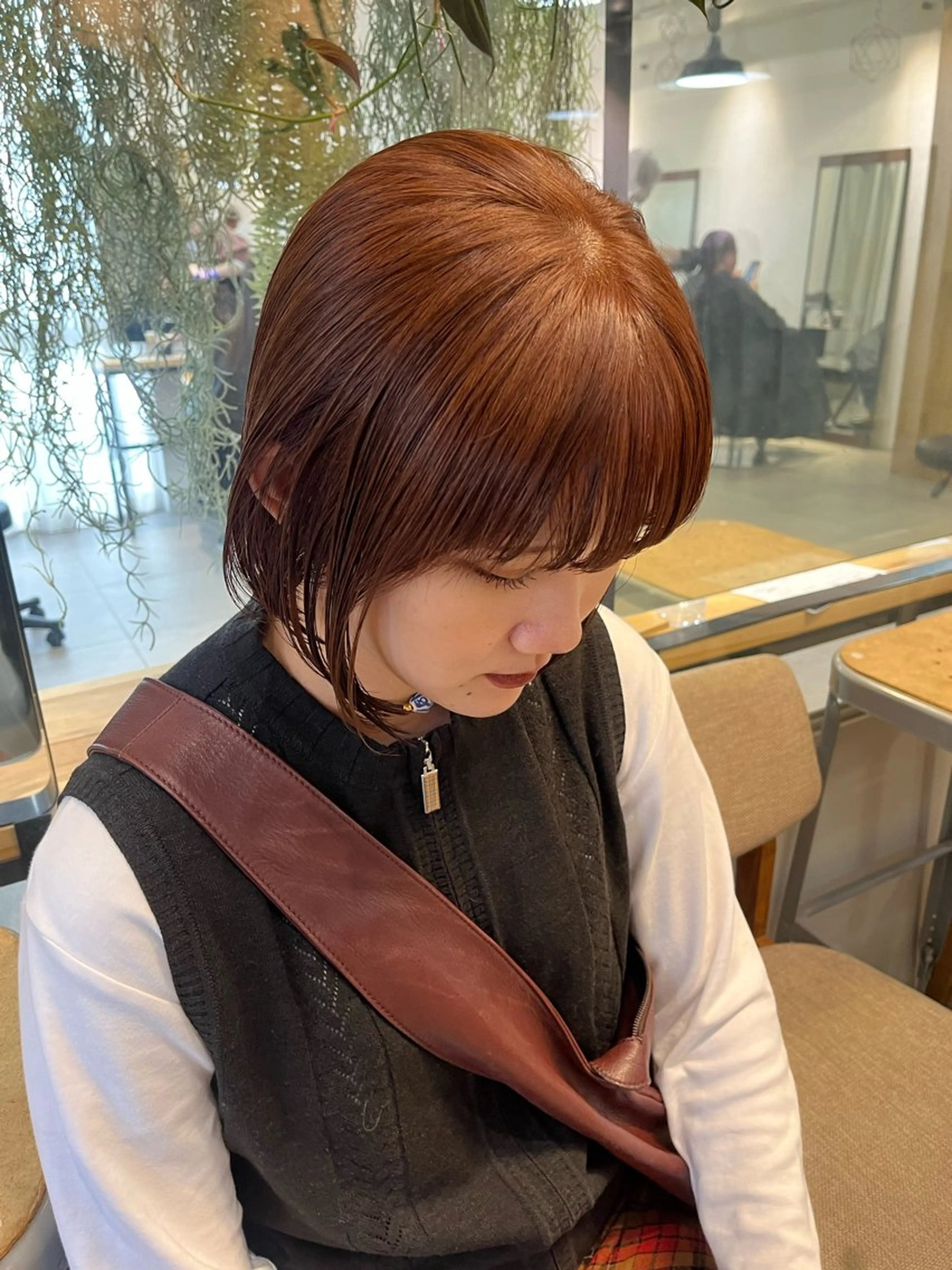 ショート カラー カット ヘアカラー トリートメント オリーブ/縮毛🐇 Natsuno🩰のヘアスタイル