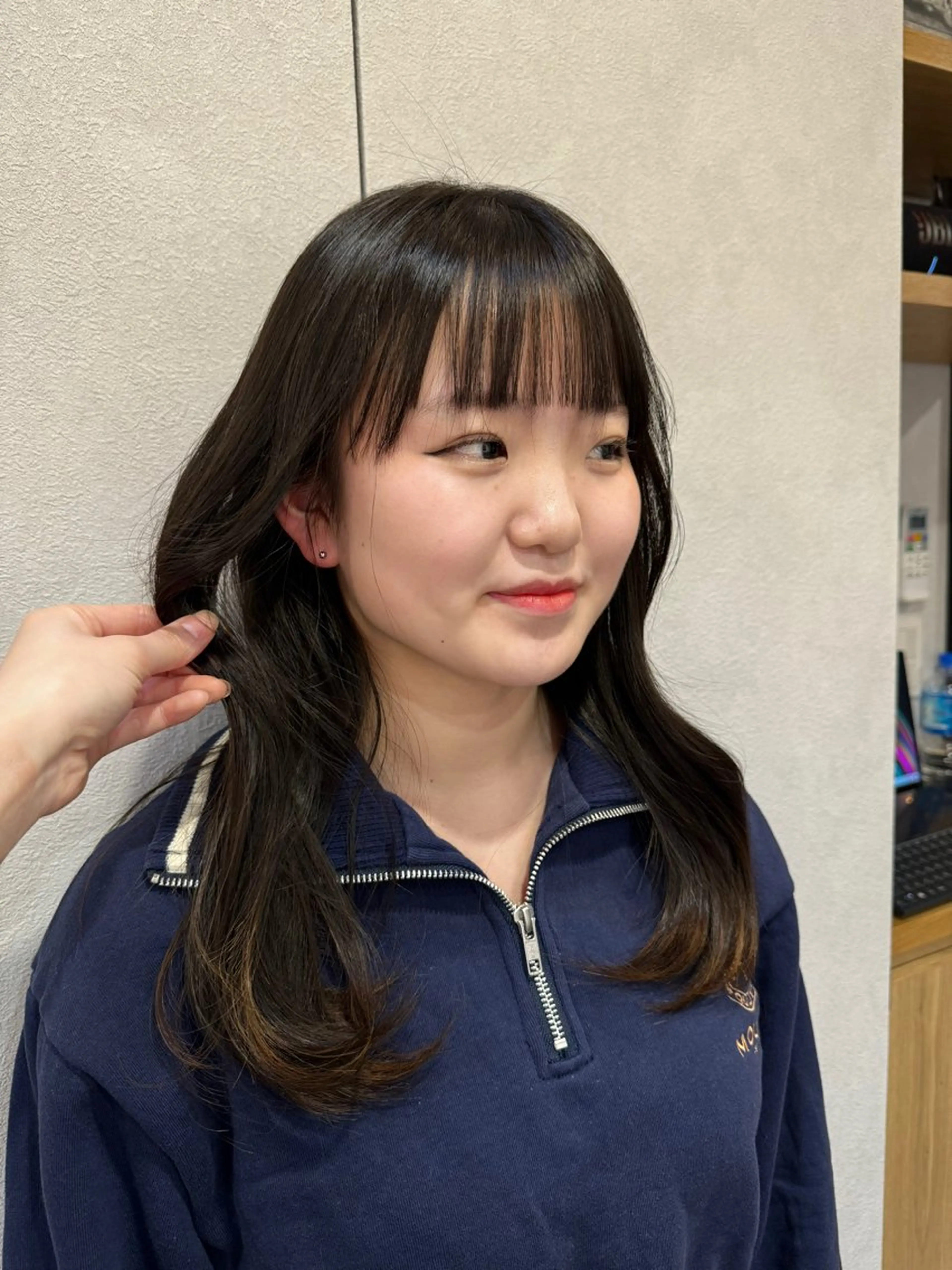 ロング カラー 透明感カラー 髪質改善 似合わせカット 縮毛矯正 トリートメント 髪質改善/透明感 艶カラー/hiraiのヘアスタイル