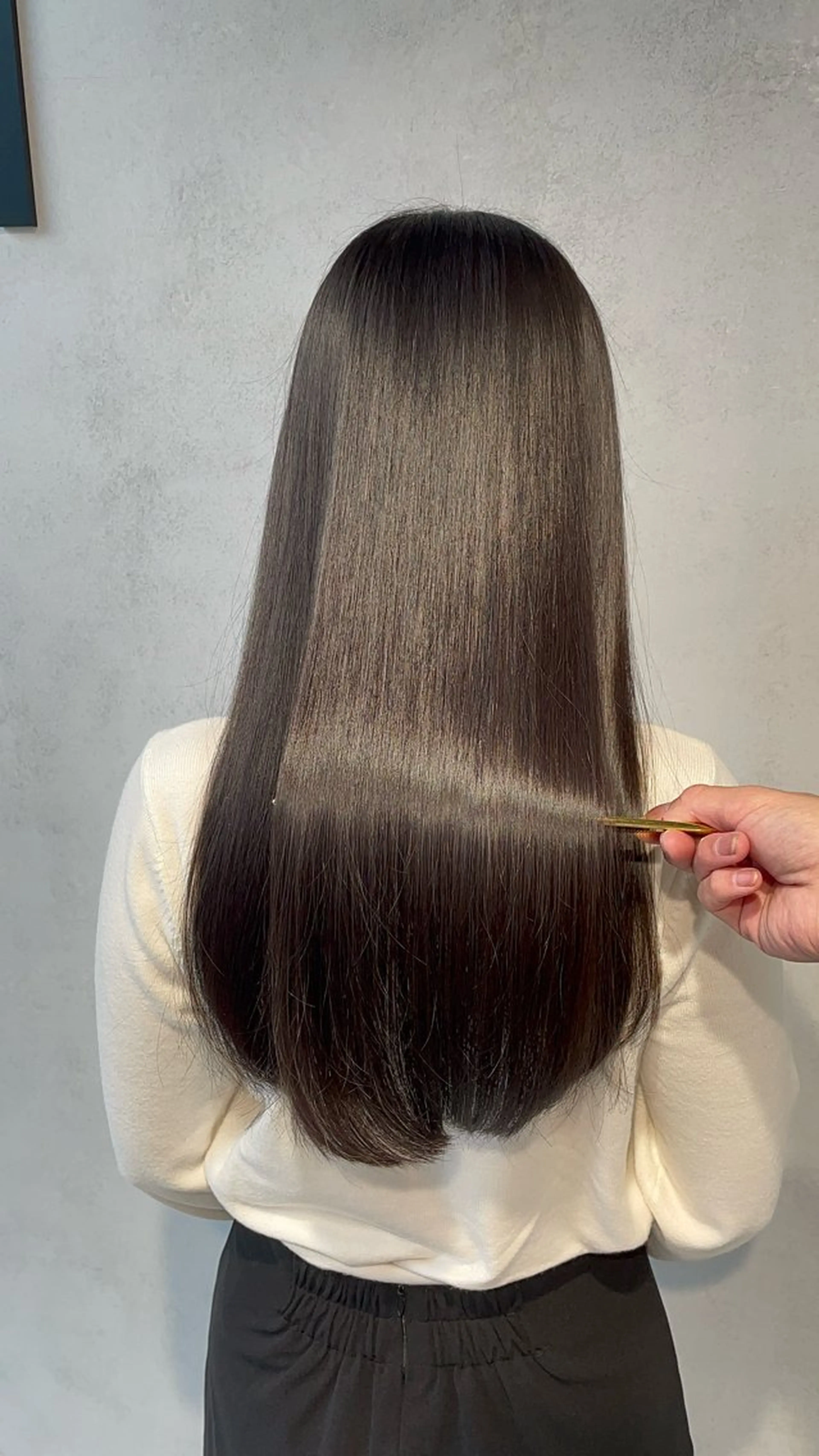 ロング カット 縮毛矯正 トリートメント ヘッドスパ ✨髪質改善✨美髪 矯正🫧小泉のヘアスタイル