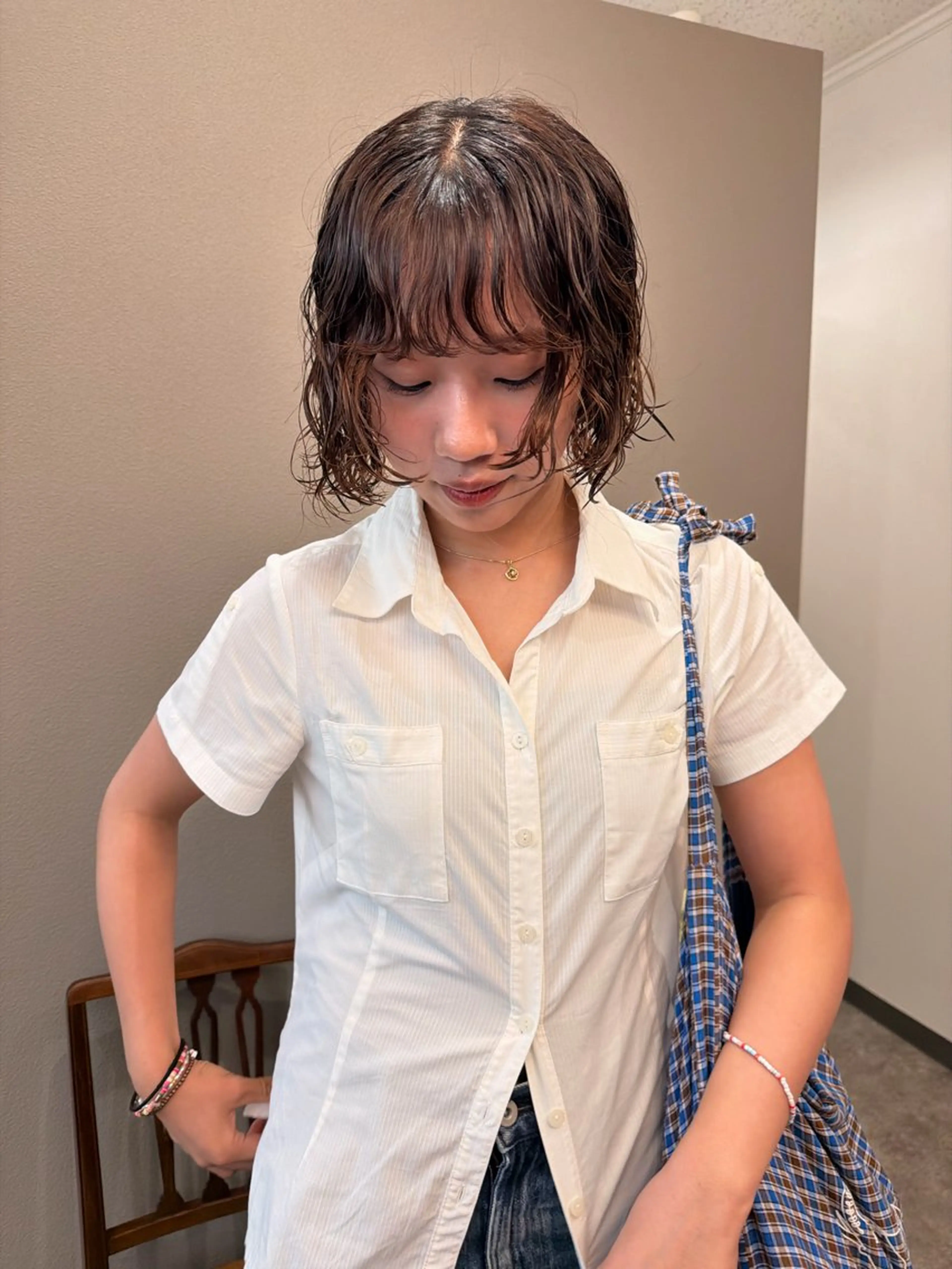 ショート パーマ カット パーマ ...alley/Dreap所属・パーマ/透明感カラー 元町🌱takutoのヘアスタイル