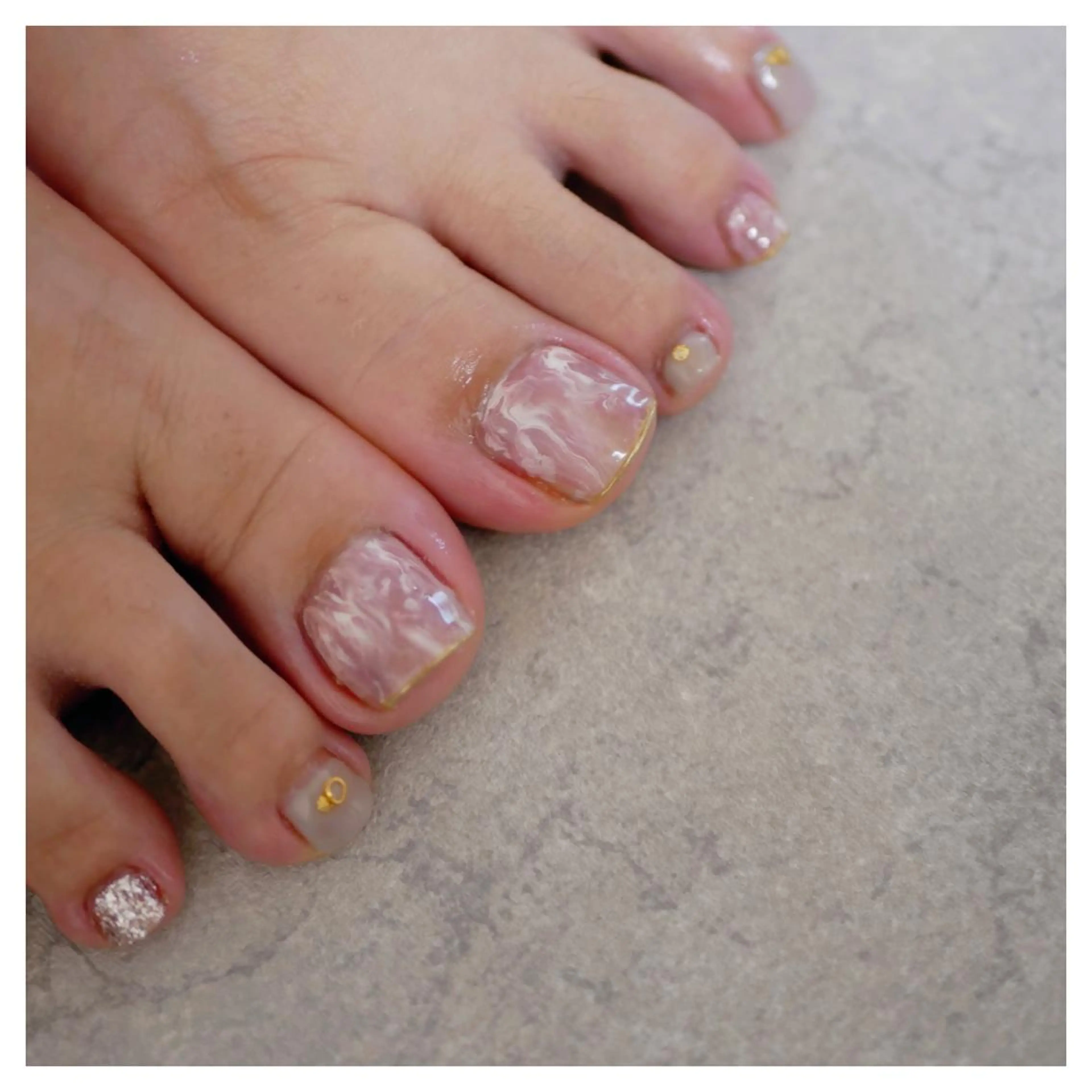 ネイル アートネイル ニュアンスネイル Nail salon Rilaのネイルデザイン