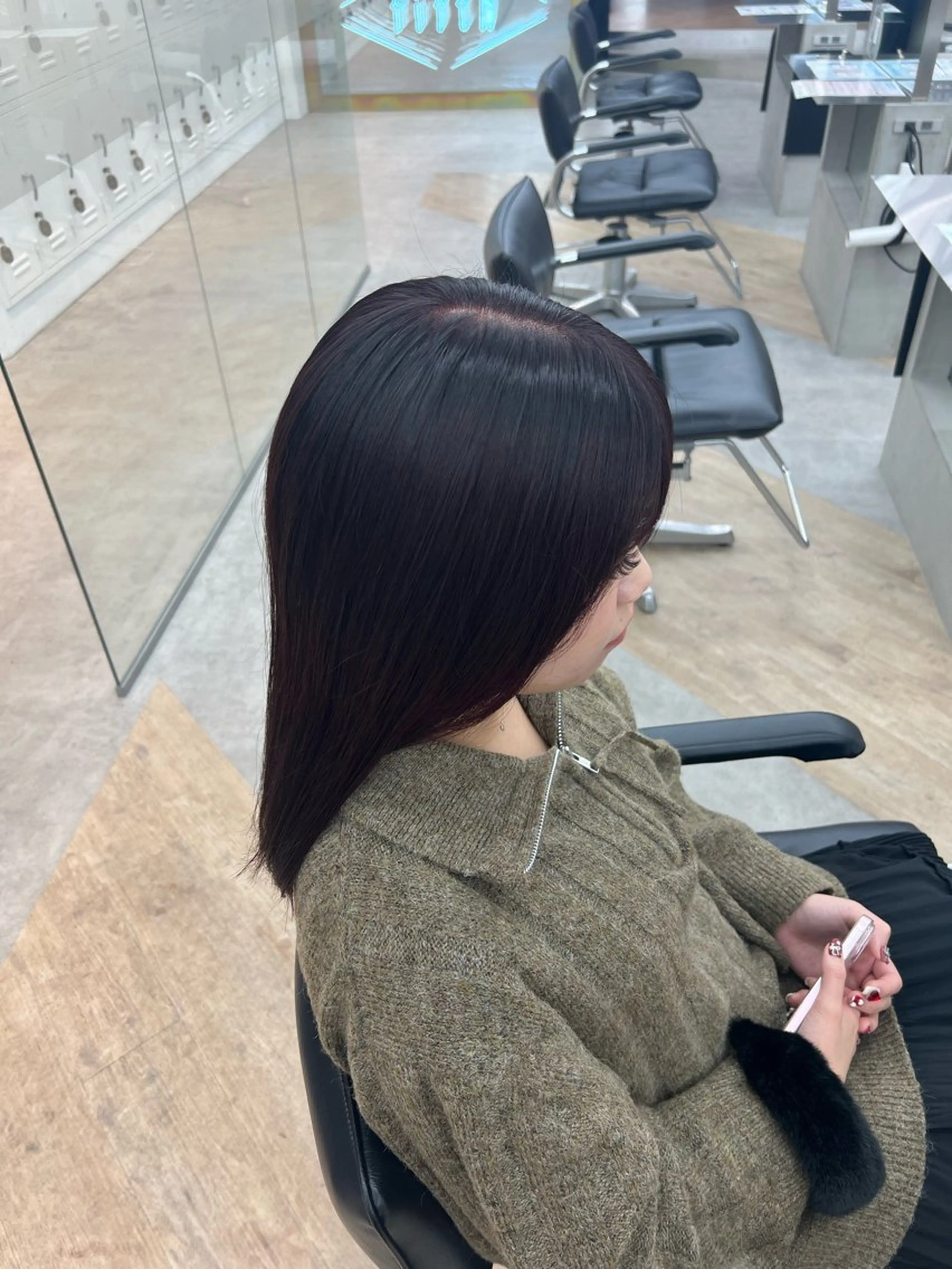 ロング ヘアカラー 🌀toa/波巻き✨ /メンズパーマ／栄のヘアスタイル