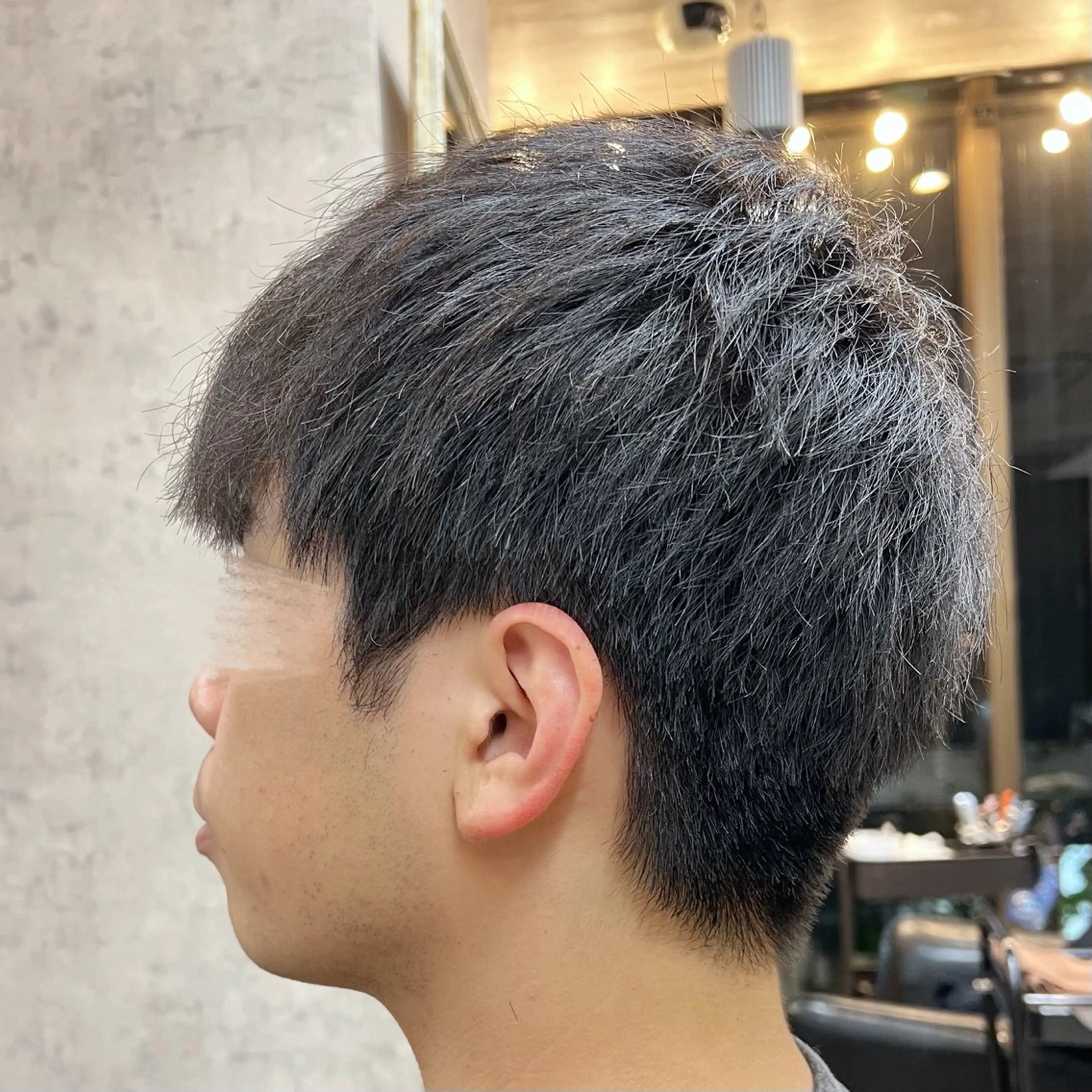 メンズ ビジネス 刈り上げ カット 高島 梨瑚のヘアスタイル