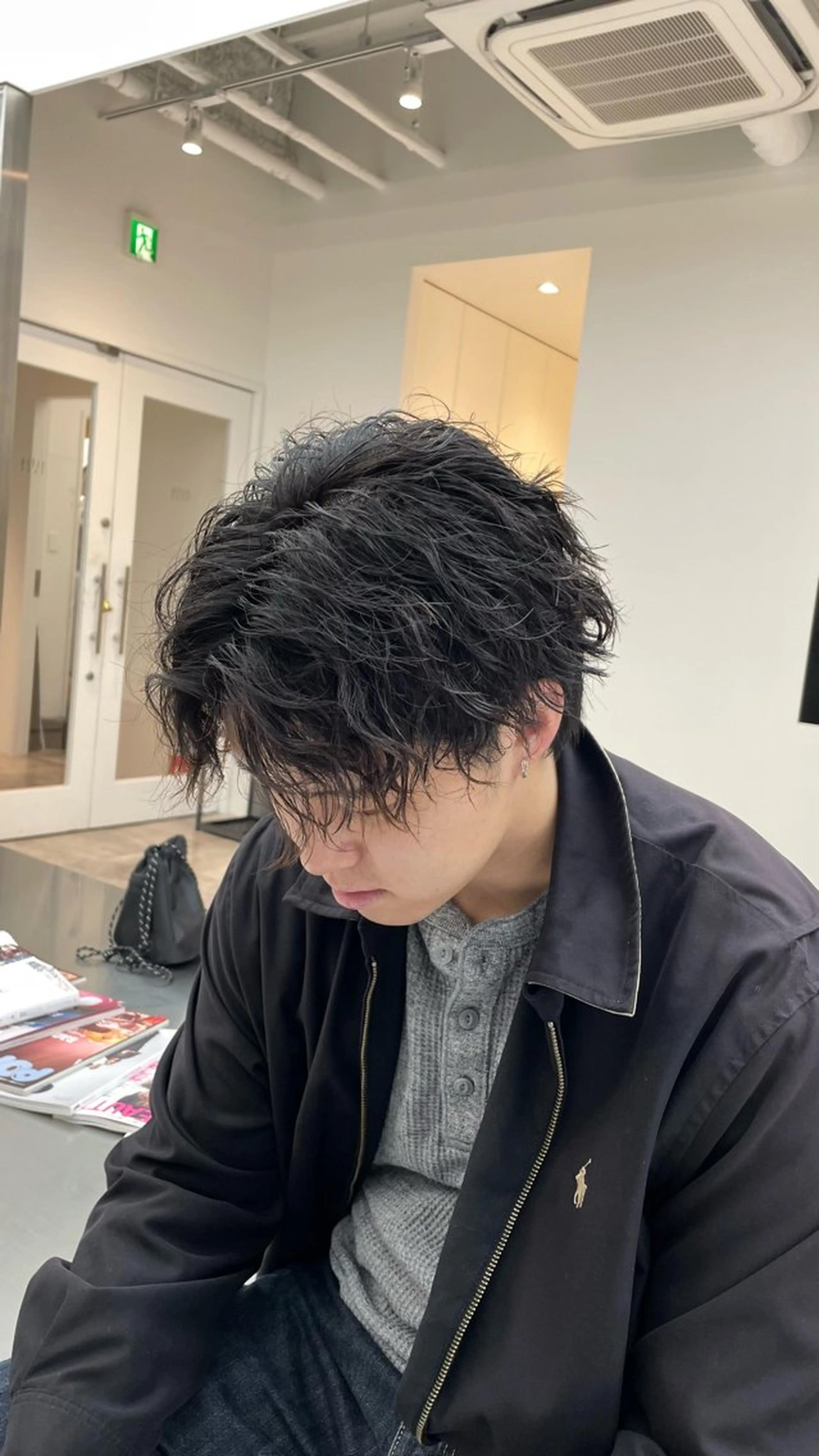 パーマ メンズ カット パーマ fifth 阿部楓のヘアスタイル