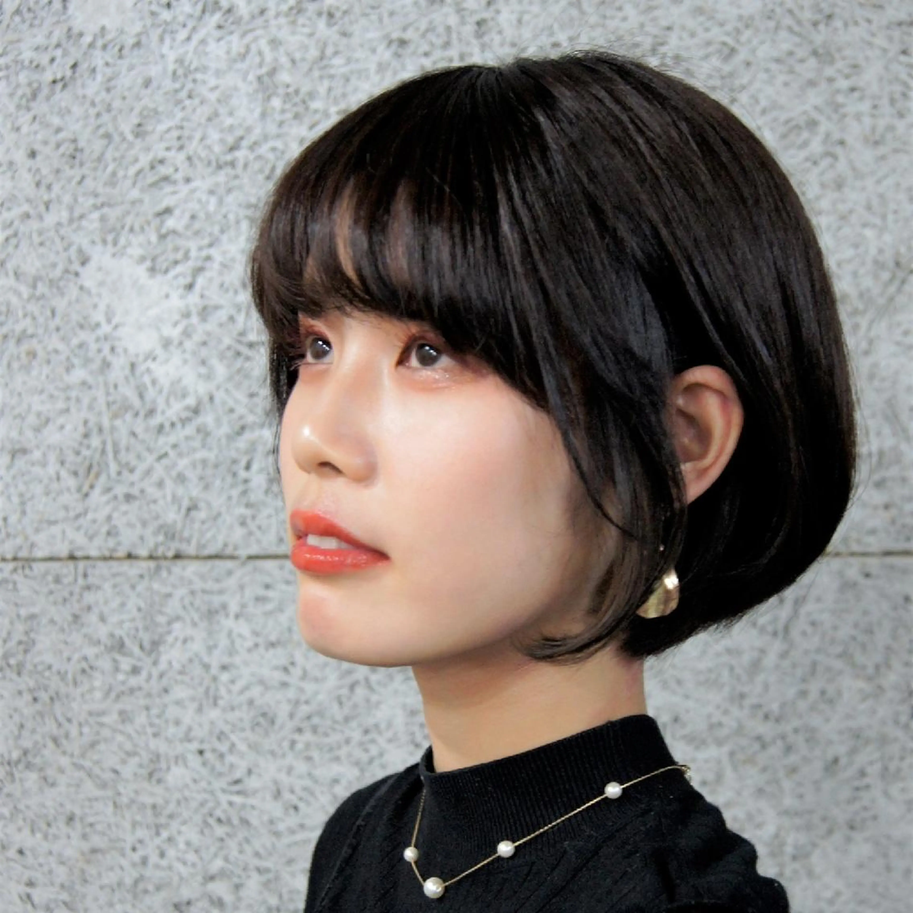 ショート カラー 前下がりボブ ボブ terra✂️川嶋 大輔のヘアスタイル