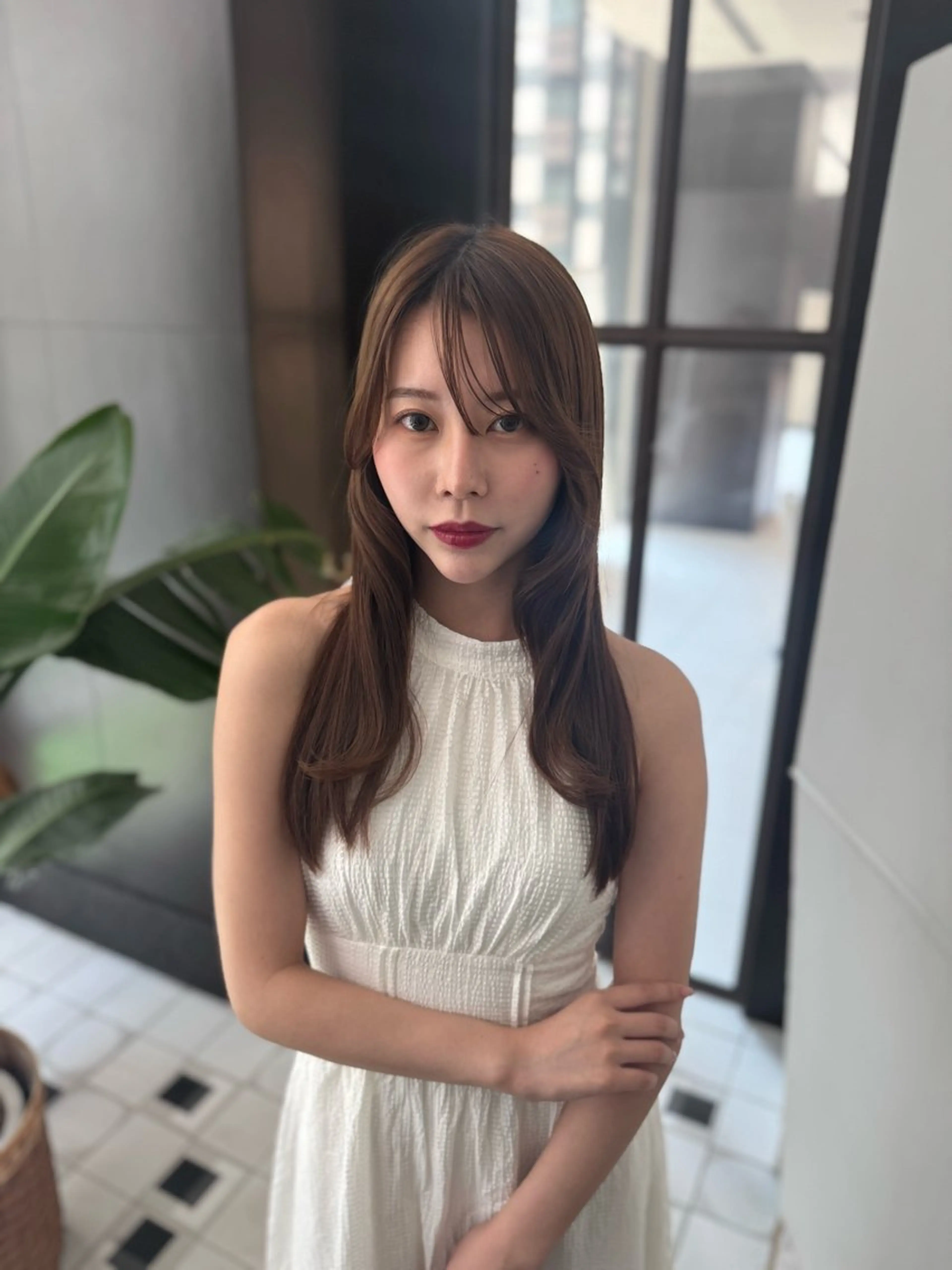 ロング カラー ヘアアレンジ luludi by APHRODITE 銀座所属・🤍うる艶カラー🤍 たむら みなみ 銀座のヘアスタイル