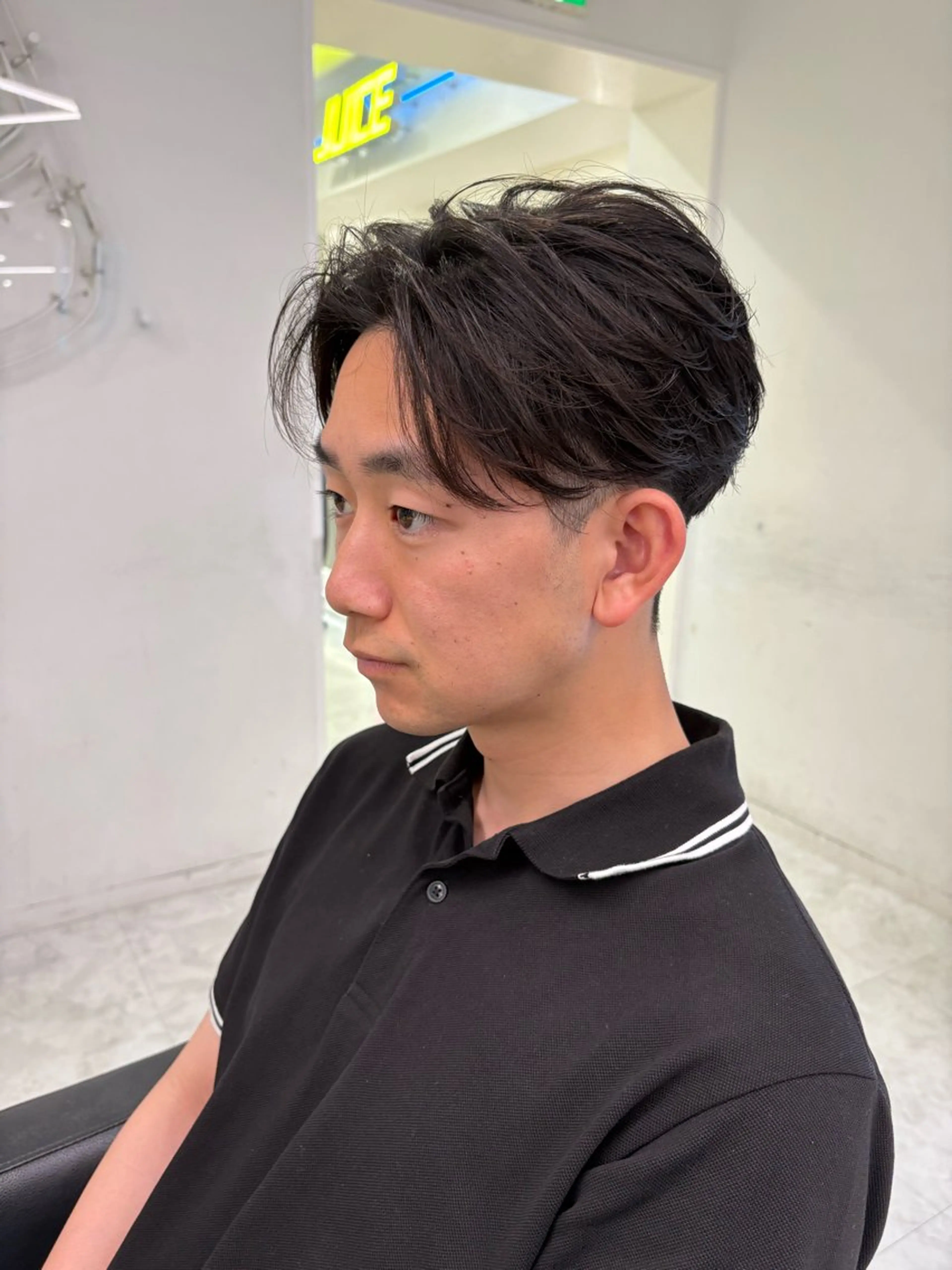 ショート カラー ハイトーン🌈メンズ カット♡Machanのヘアスタイル